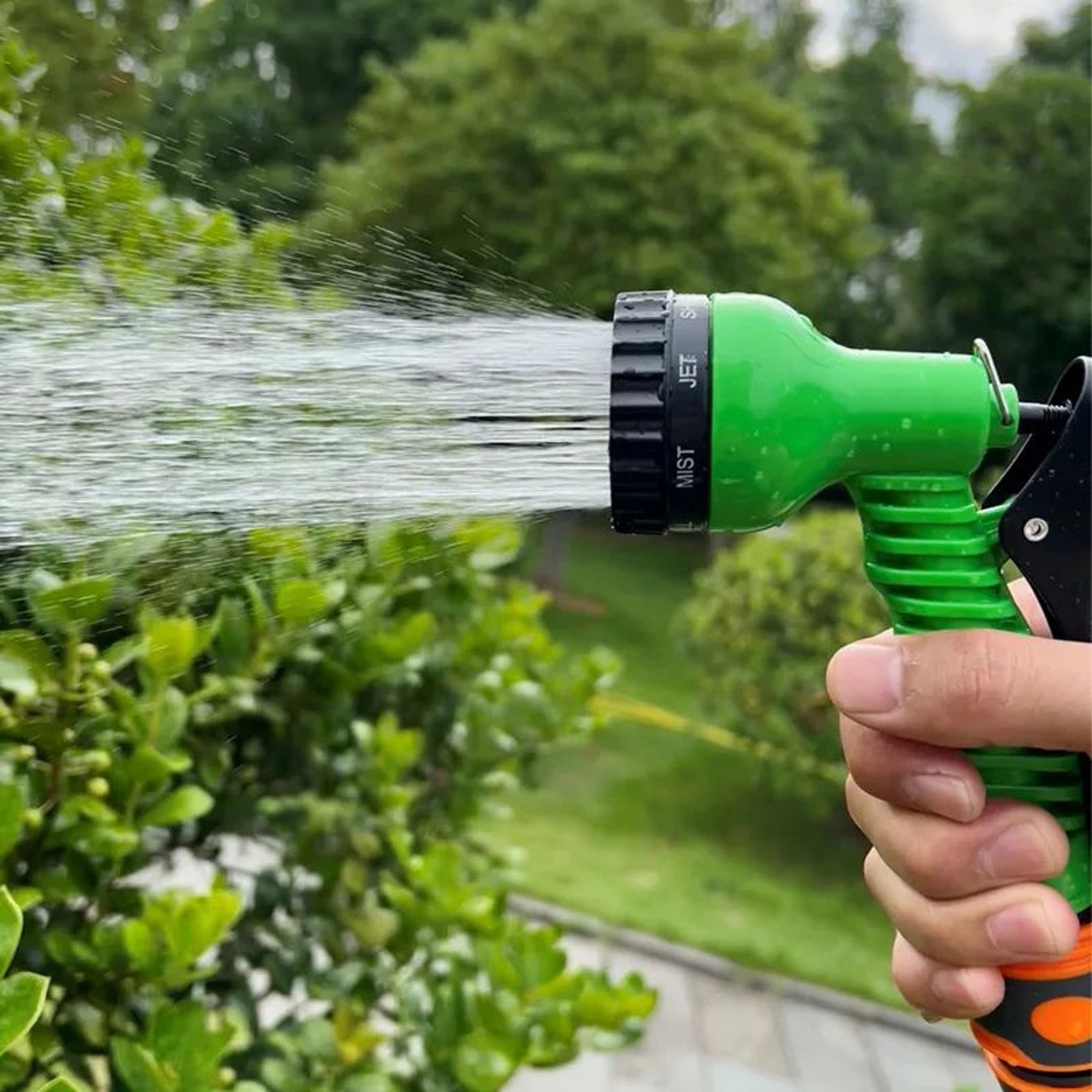100 Foot Flexible Garden Hose With 7 Pattern Sprayer 5