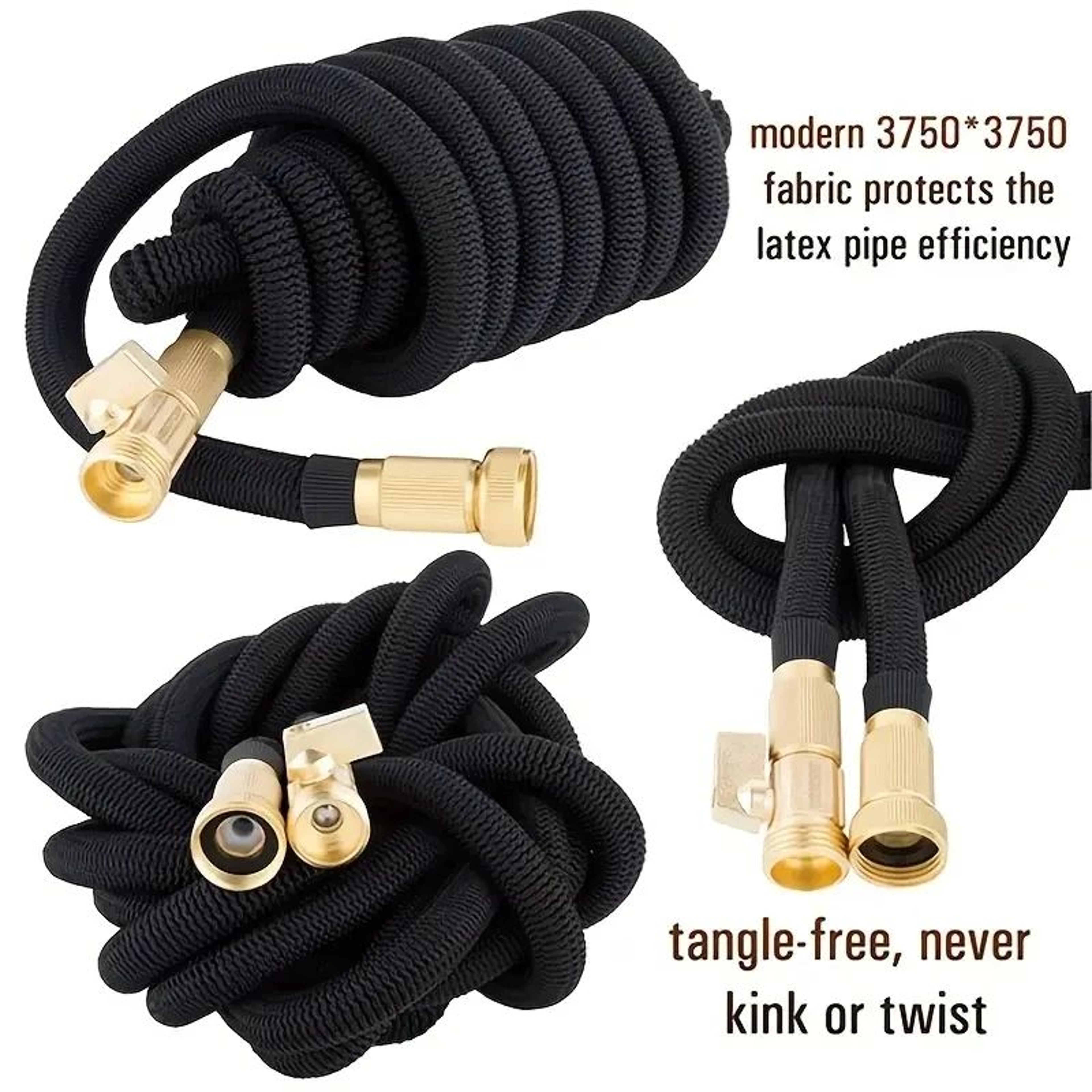 Expandable Garden Hose With Multi Pattern Sprayer 3