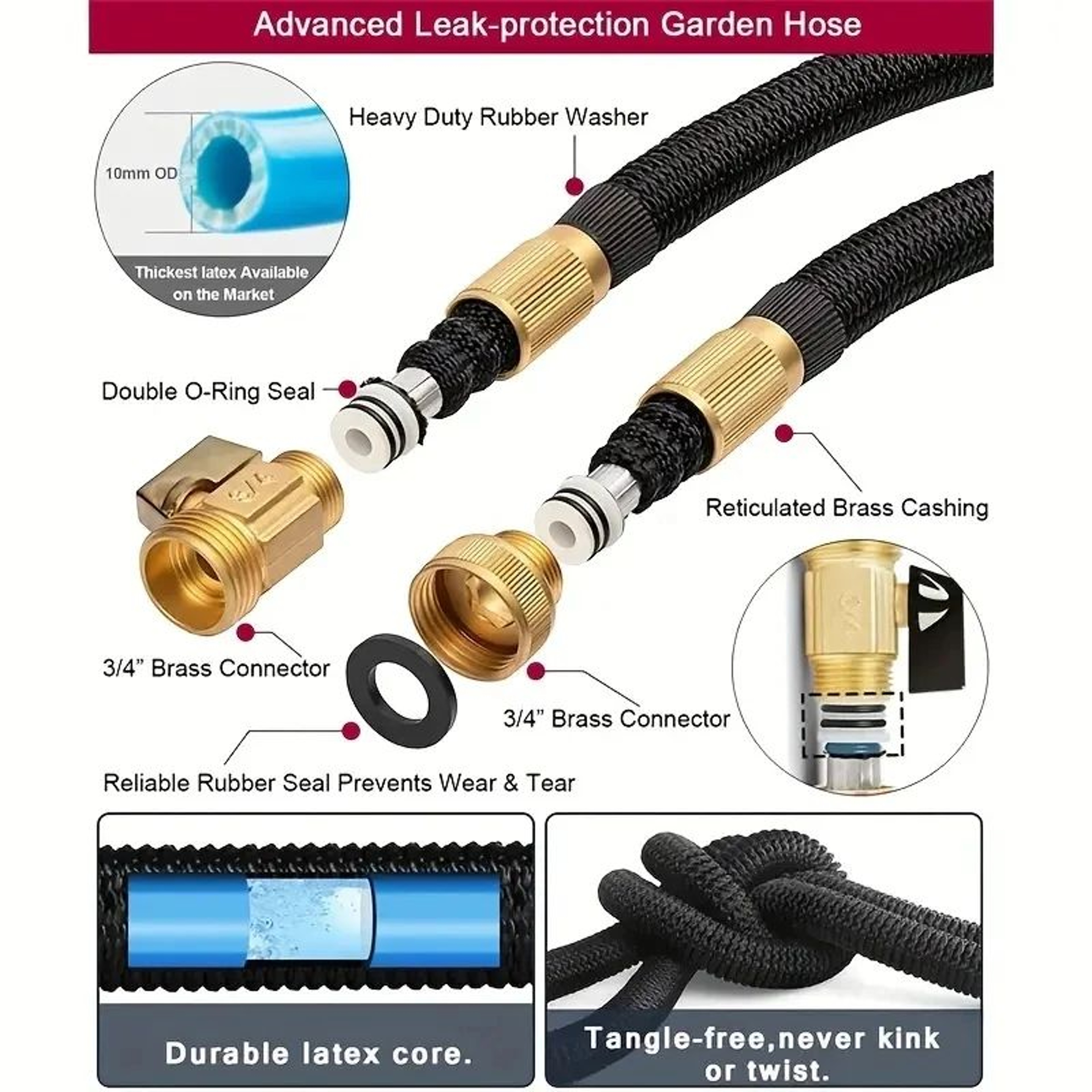 High Pressure Expandable Garden Hose 2