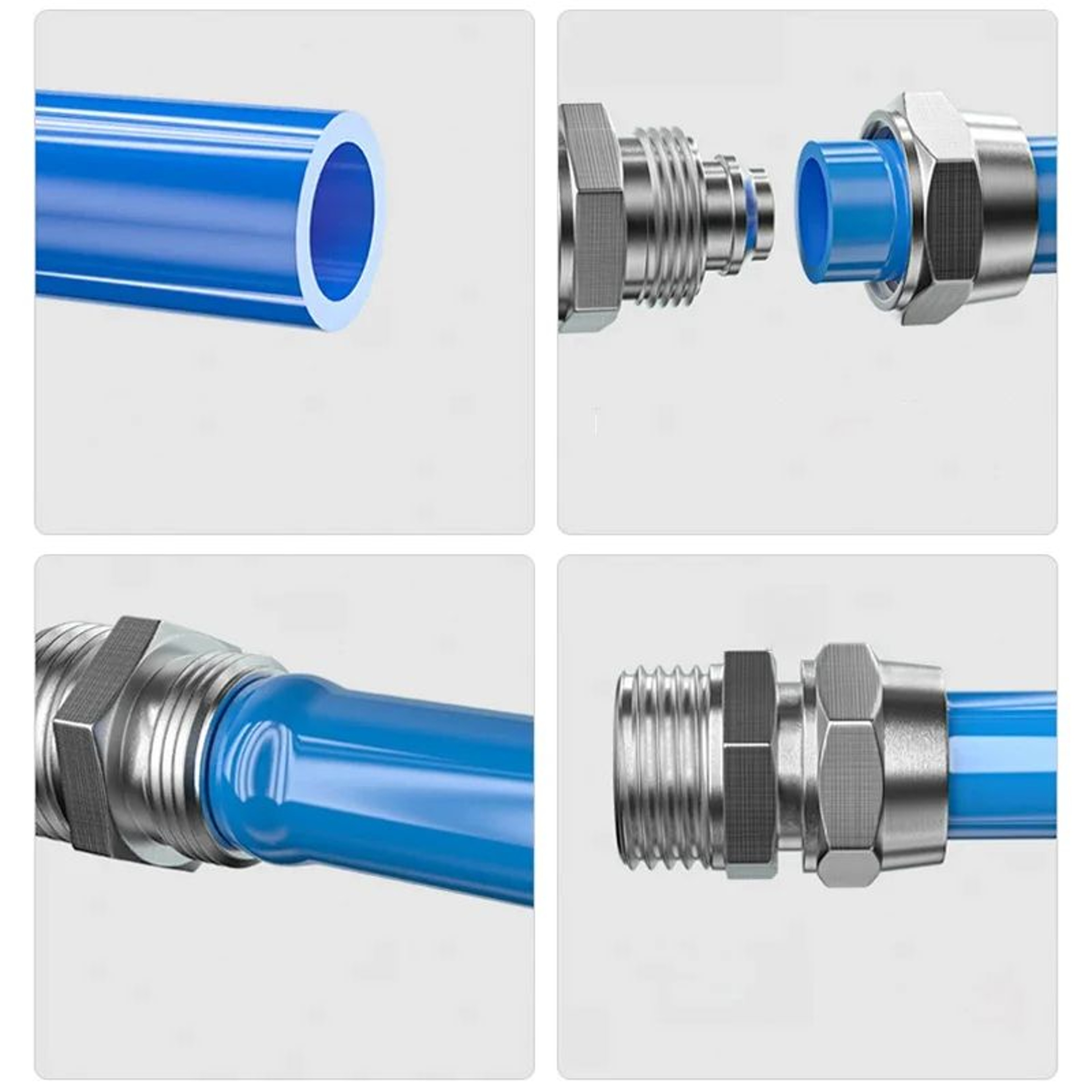 Copper Pneumatic Quick Connect Fittings 3