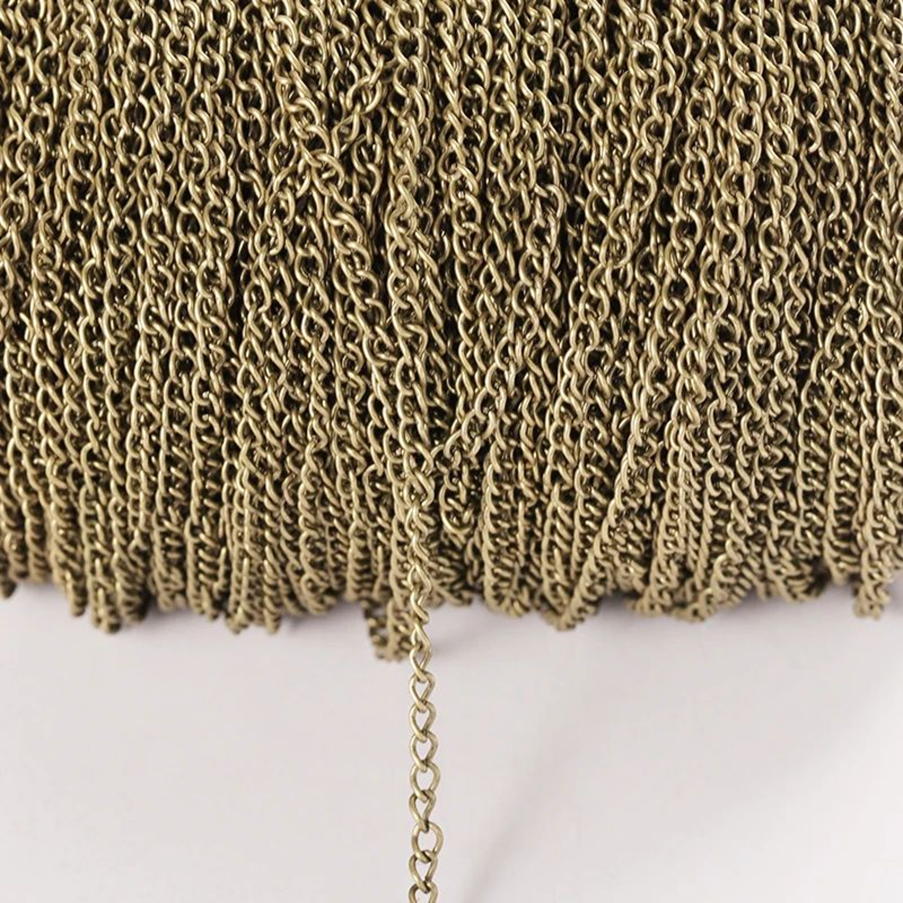 Flat Metal Jewelry Making Chain 6