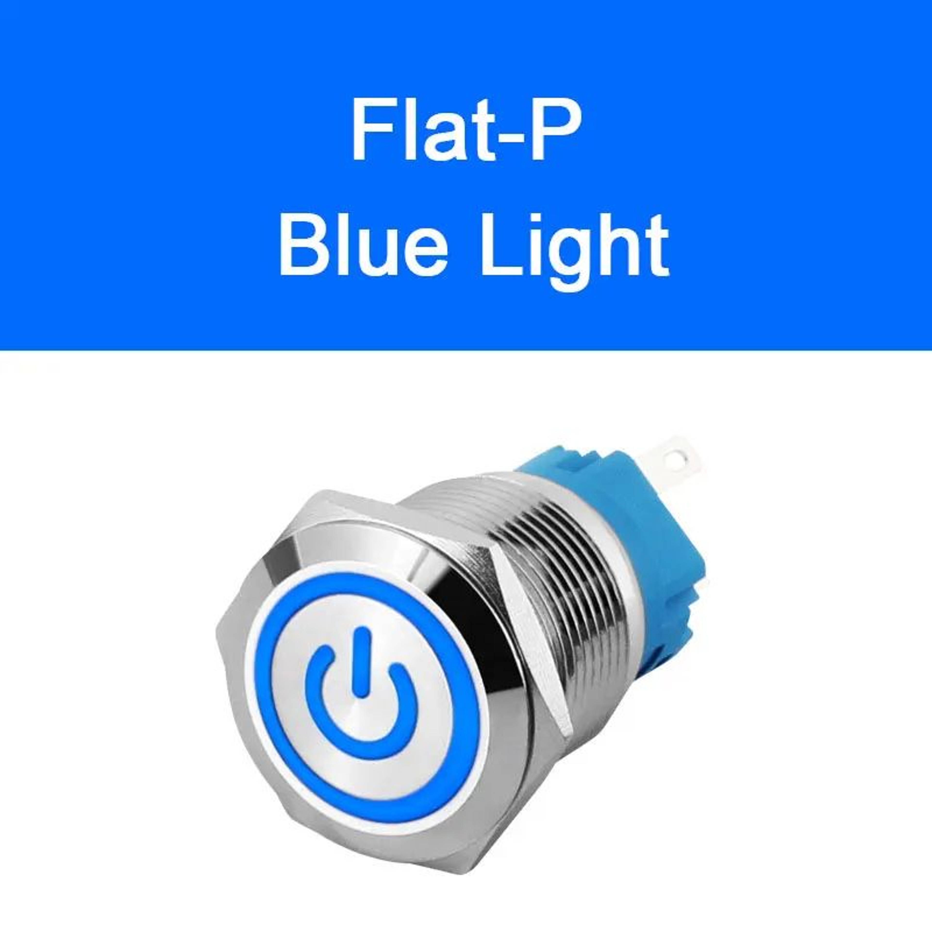 Waterproof Metal LED Push Button Switch 7