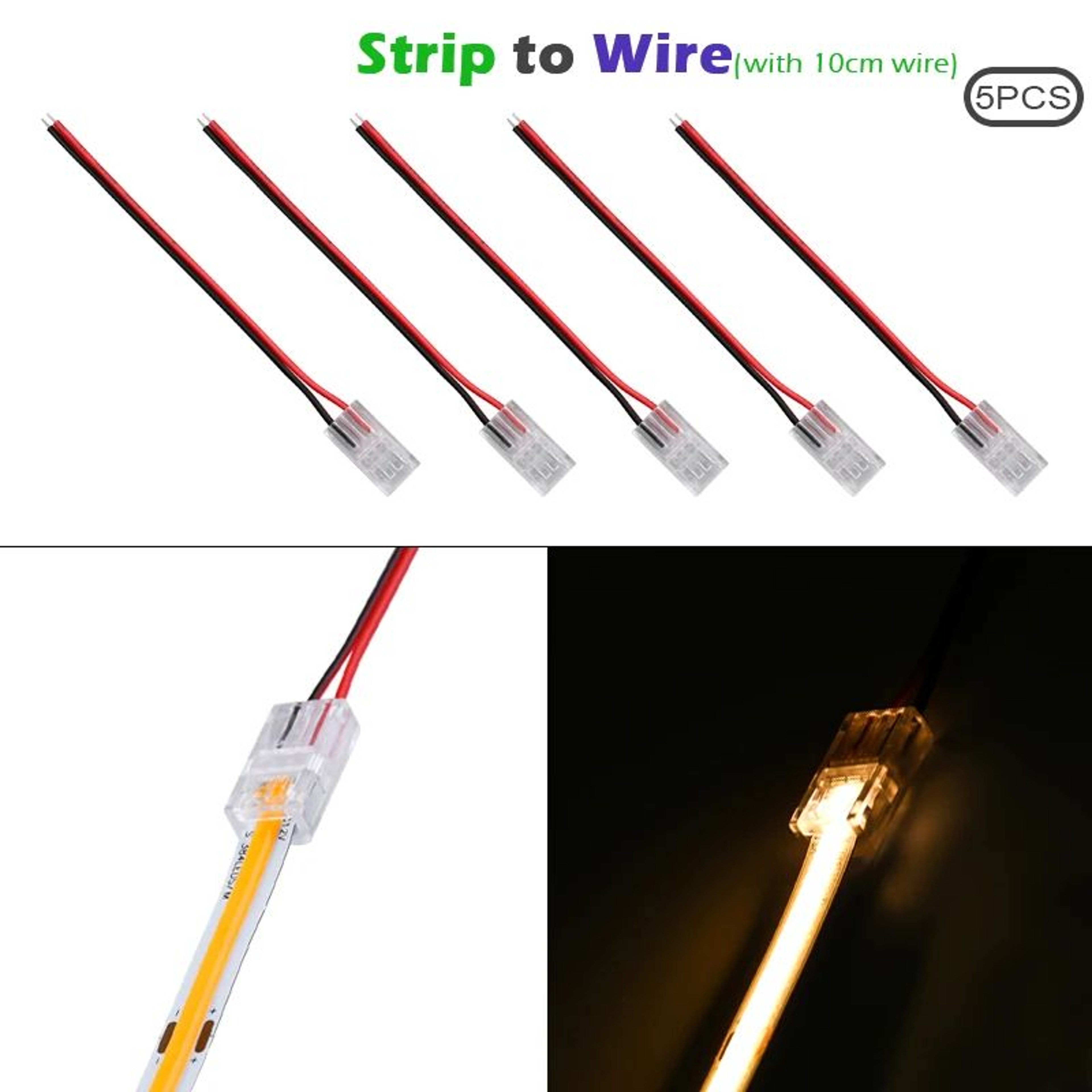 COB LED Strip Corner Connectors 12