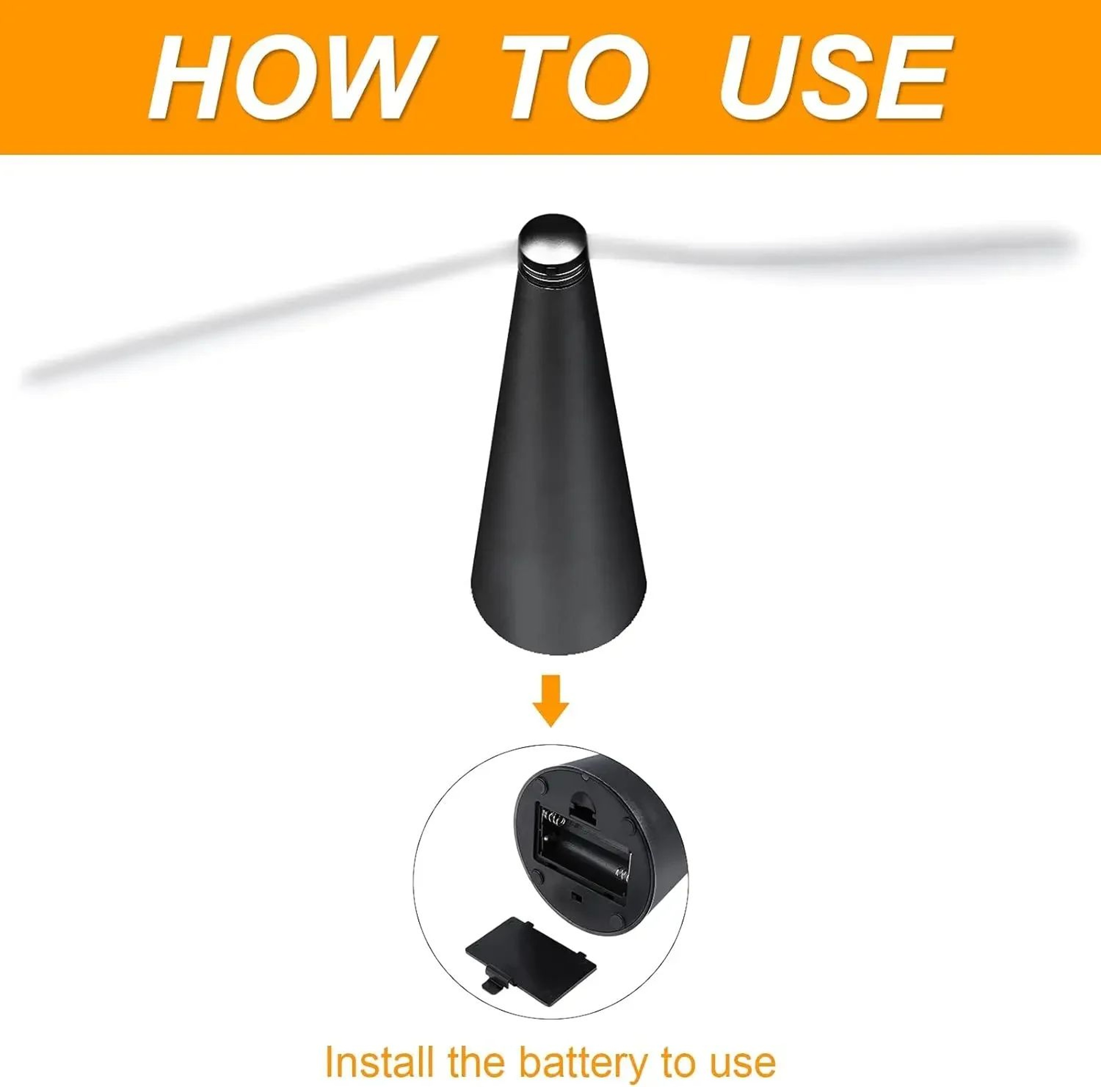 Portable Battery Powered Fly Repellent Fan 2