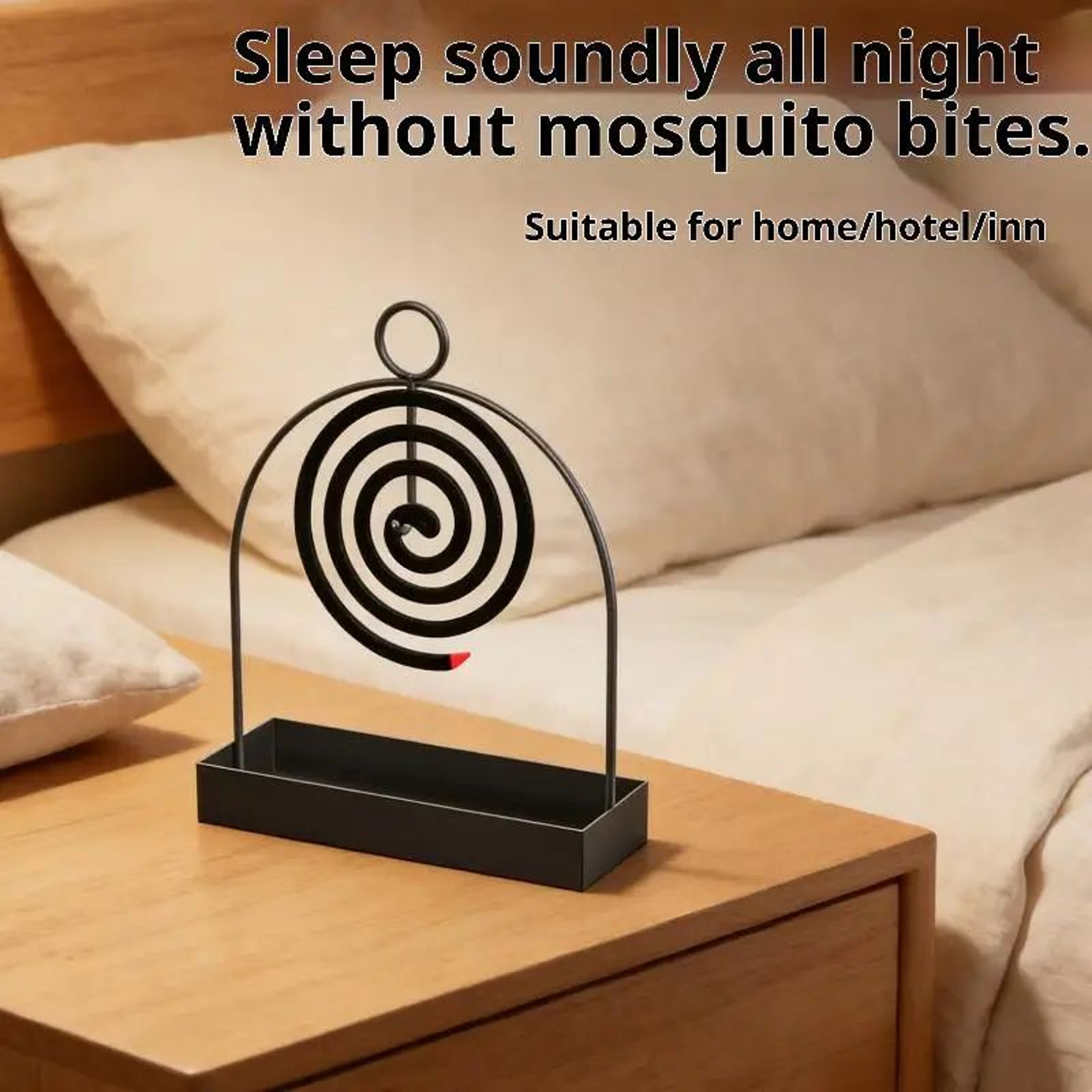 Nordic Iron Mosquito Coil Holder With Ash Tray 0