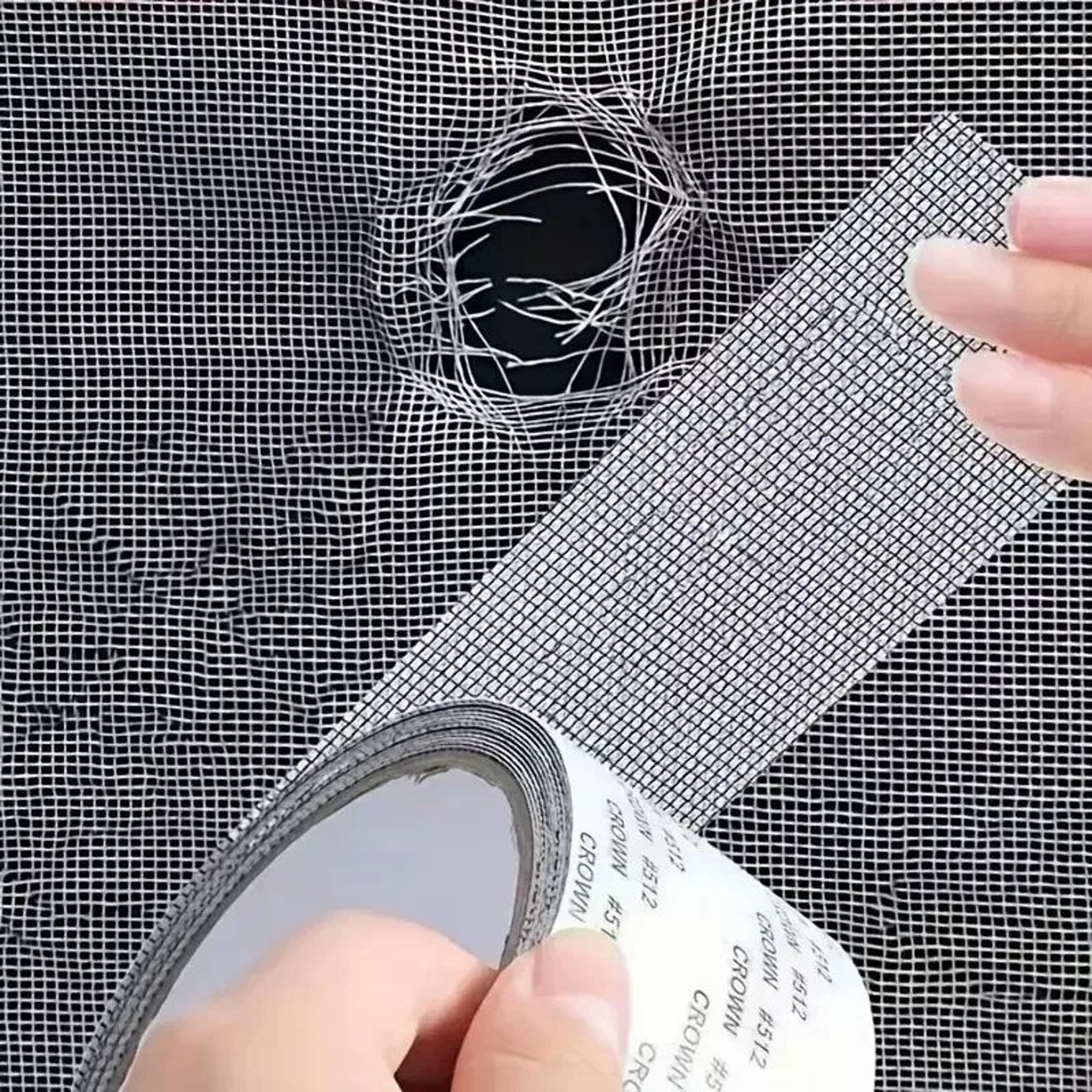 Waterproof Window Screen Repair Tape Self Adhesive Mesh Patch 4