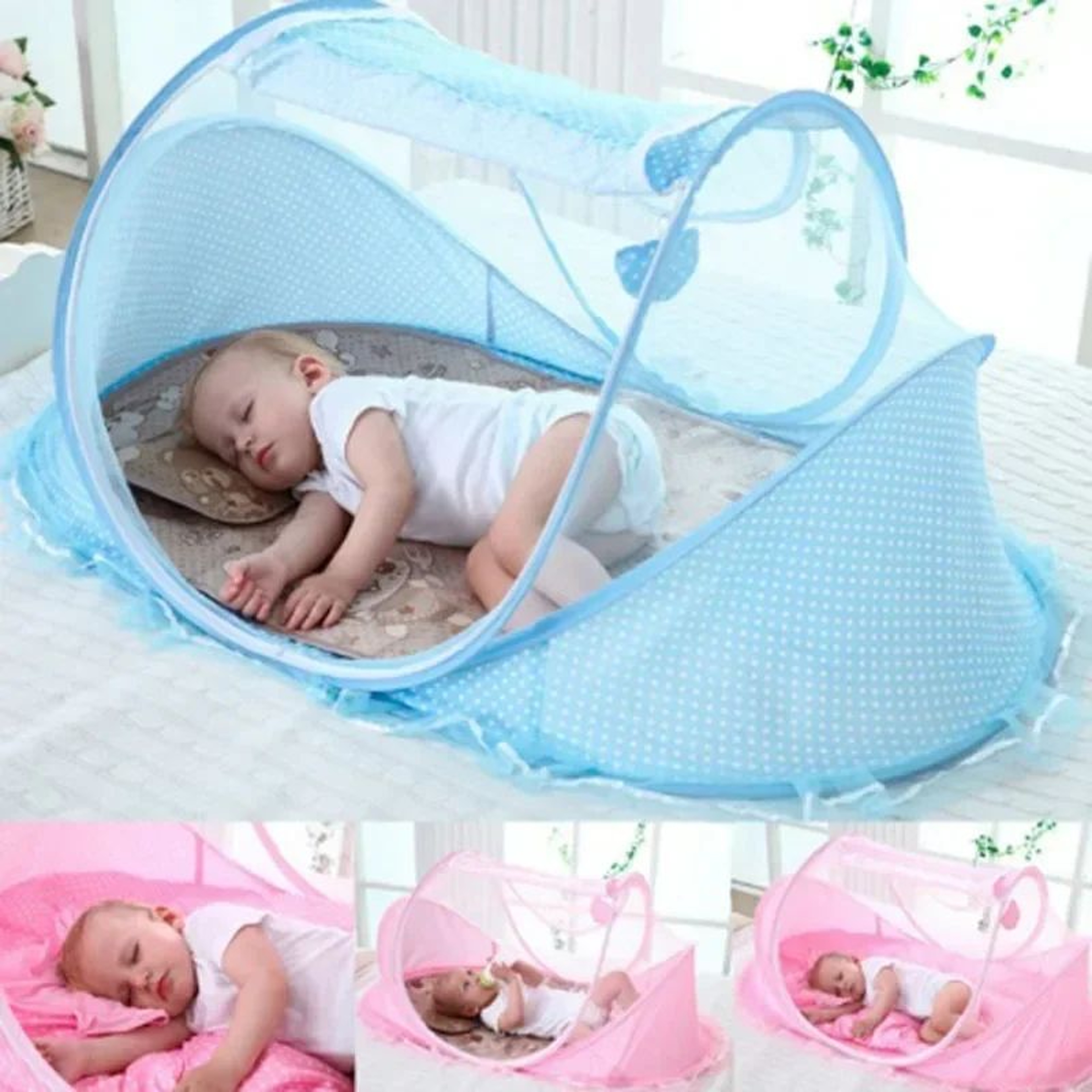 Portable Foldable Baby Mosquito Net Bed 0