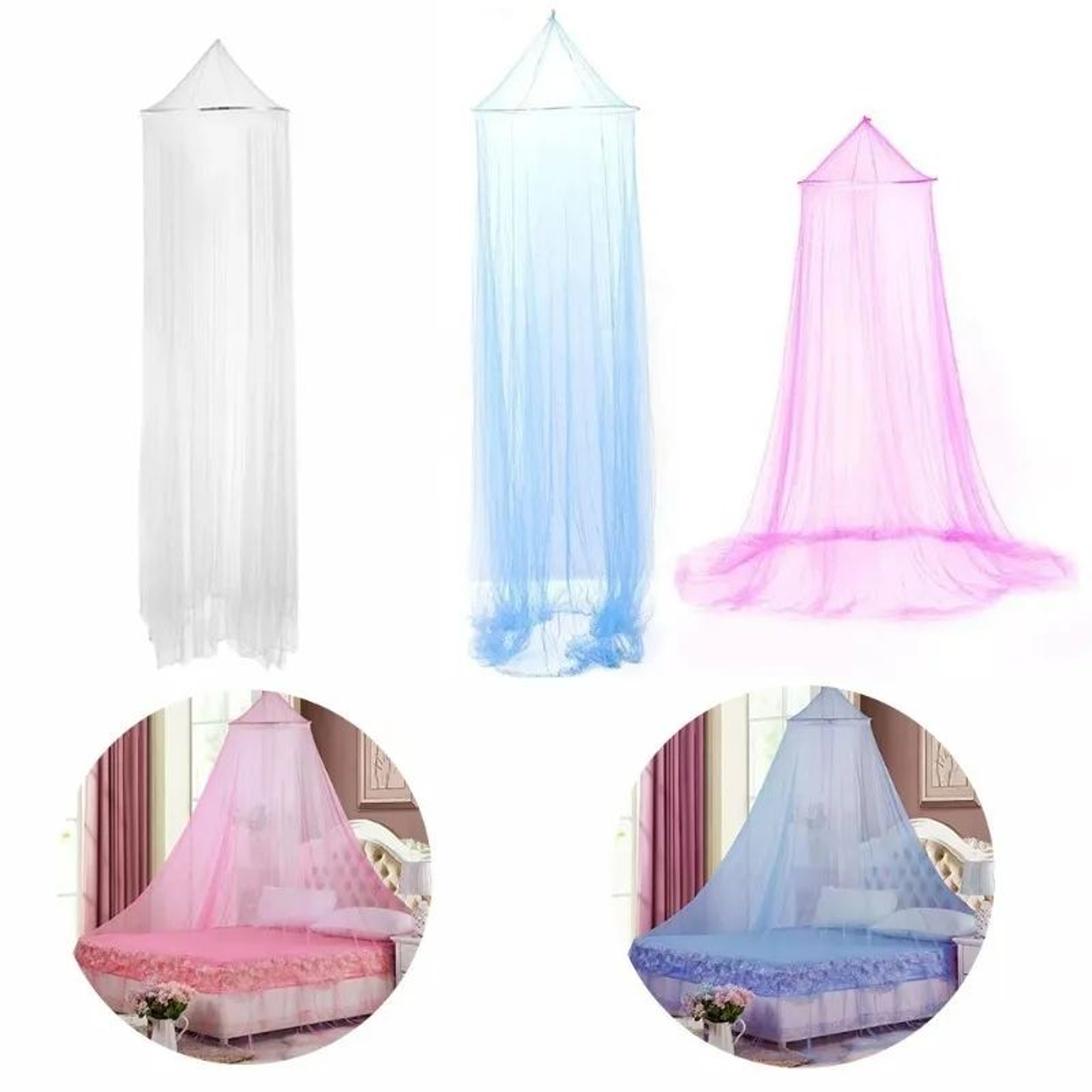 Foldable Princess Dome Mosquito Bed Canopy 0