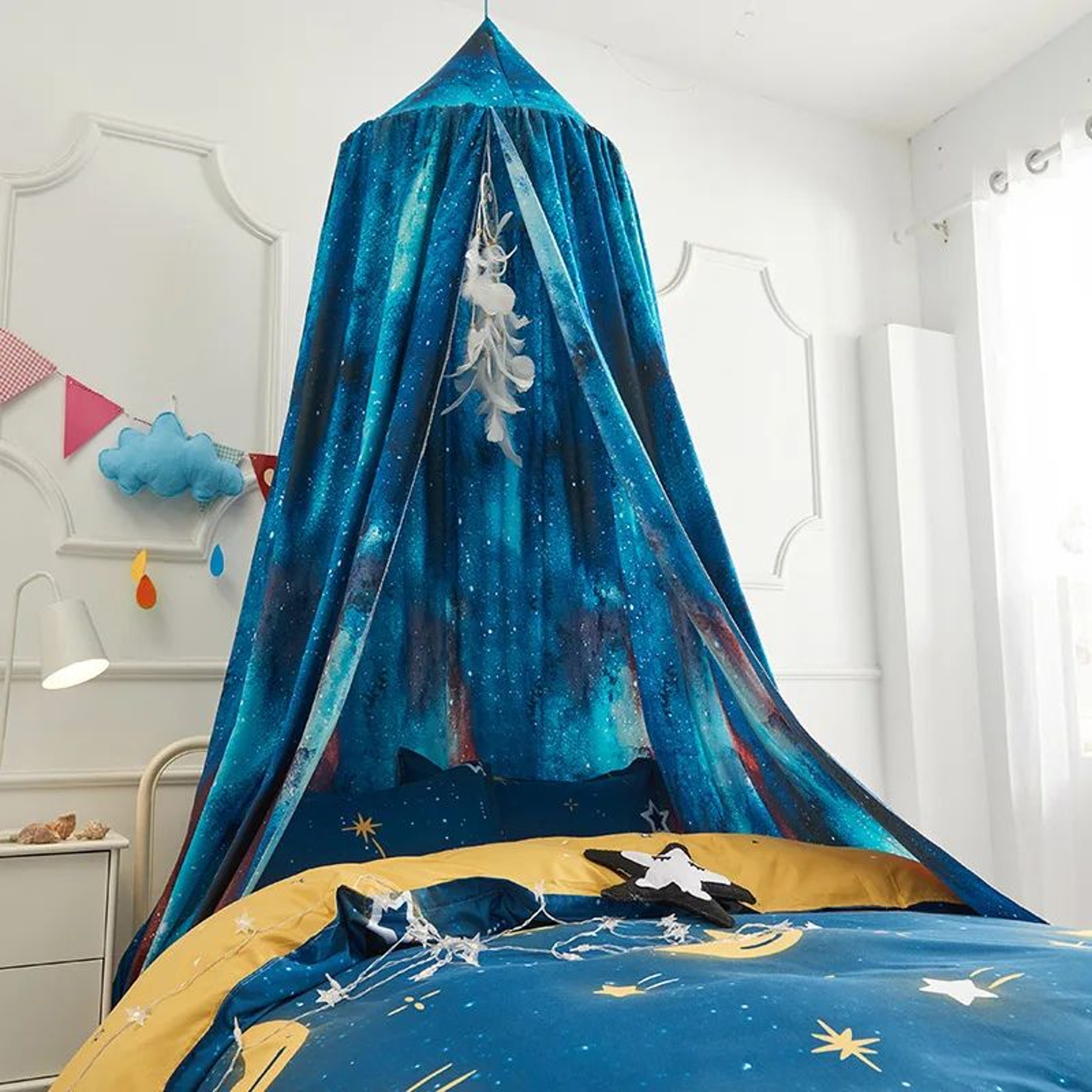 Kids Round Dome Bed Canopy Play Tent 2