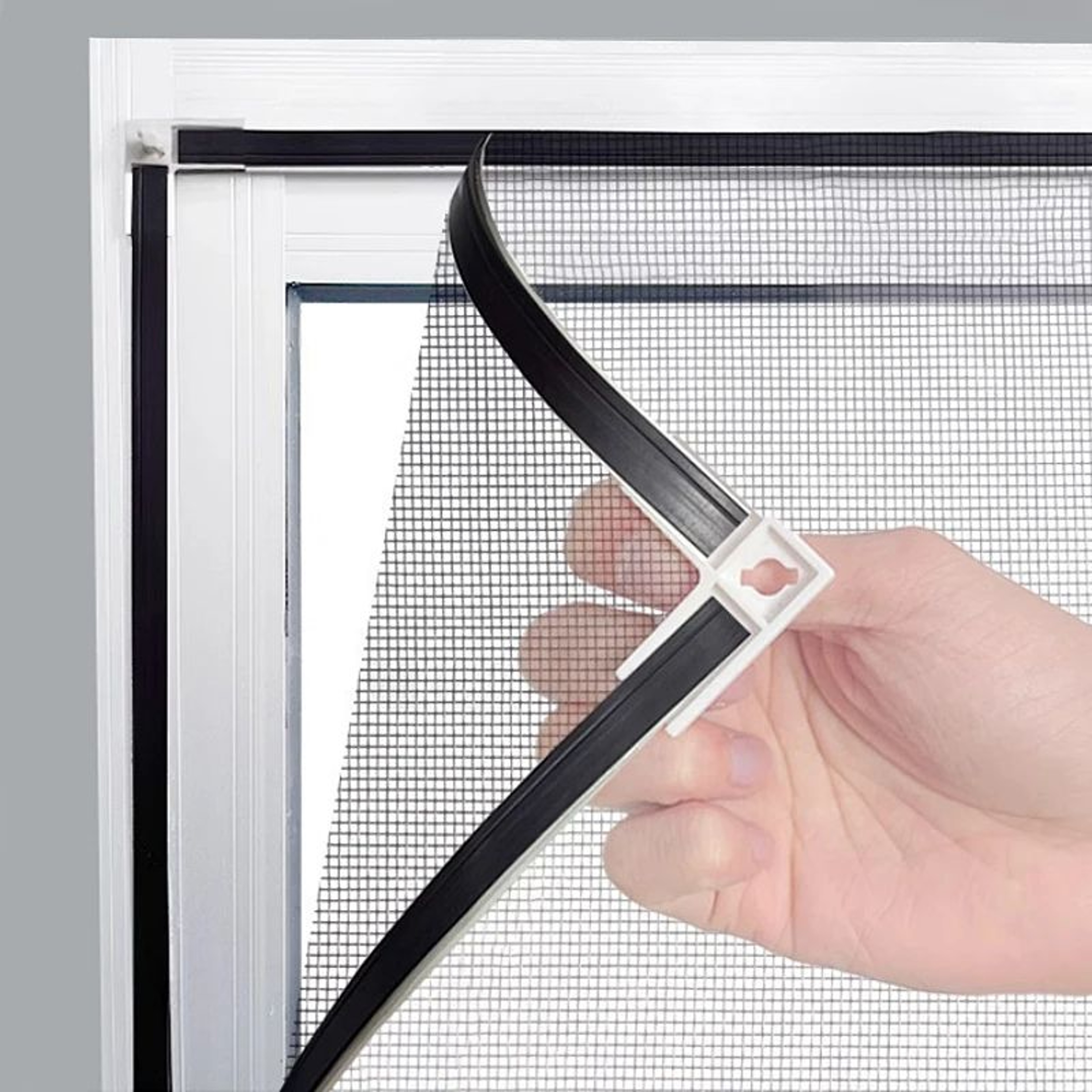 Custom Fit Lockable Magnetic Window Screen 2