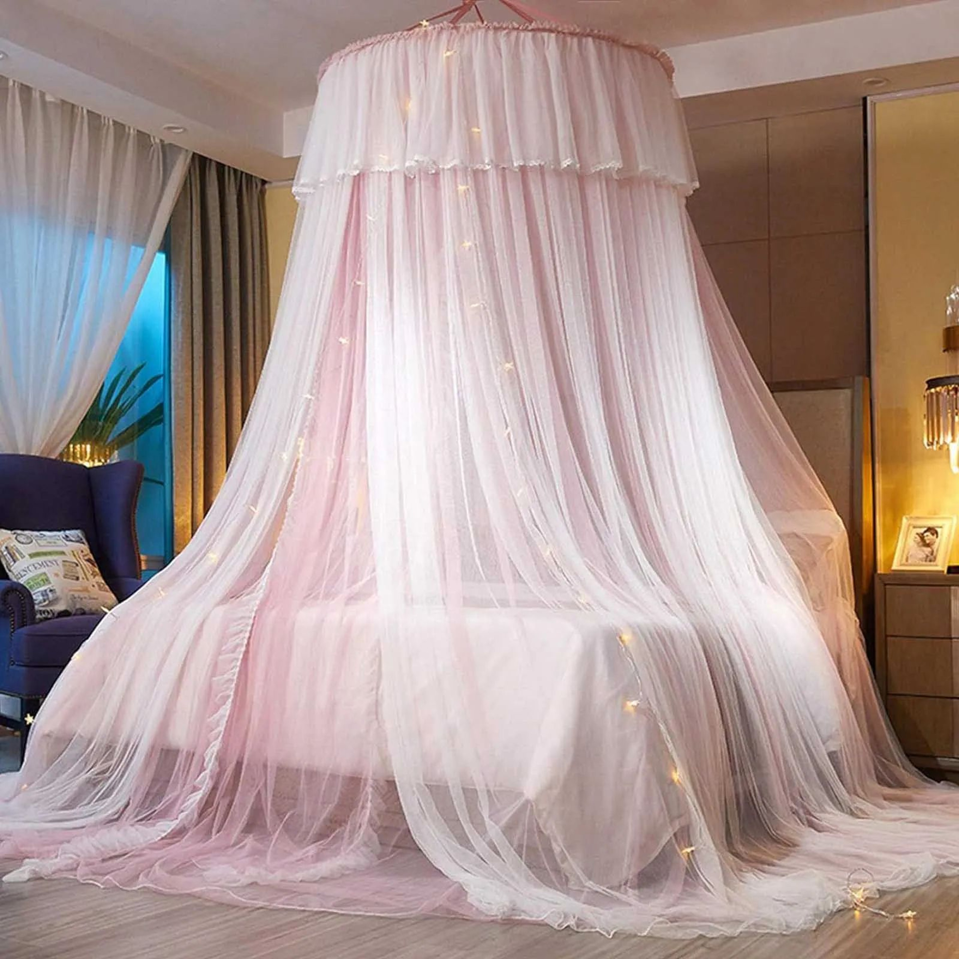 Princess Bed Canopy Double Layer Mosquito Net 6