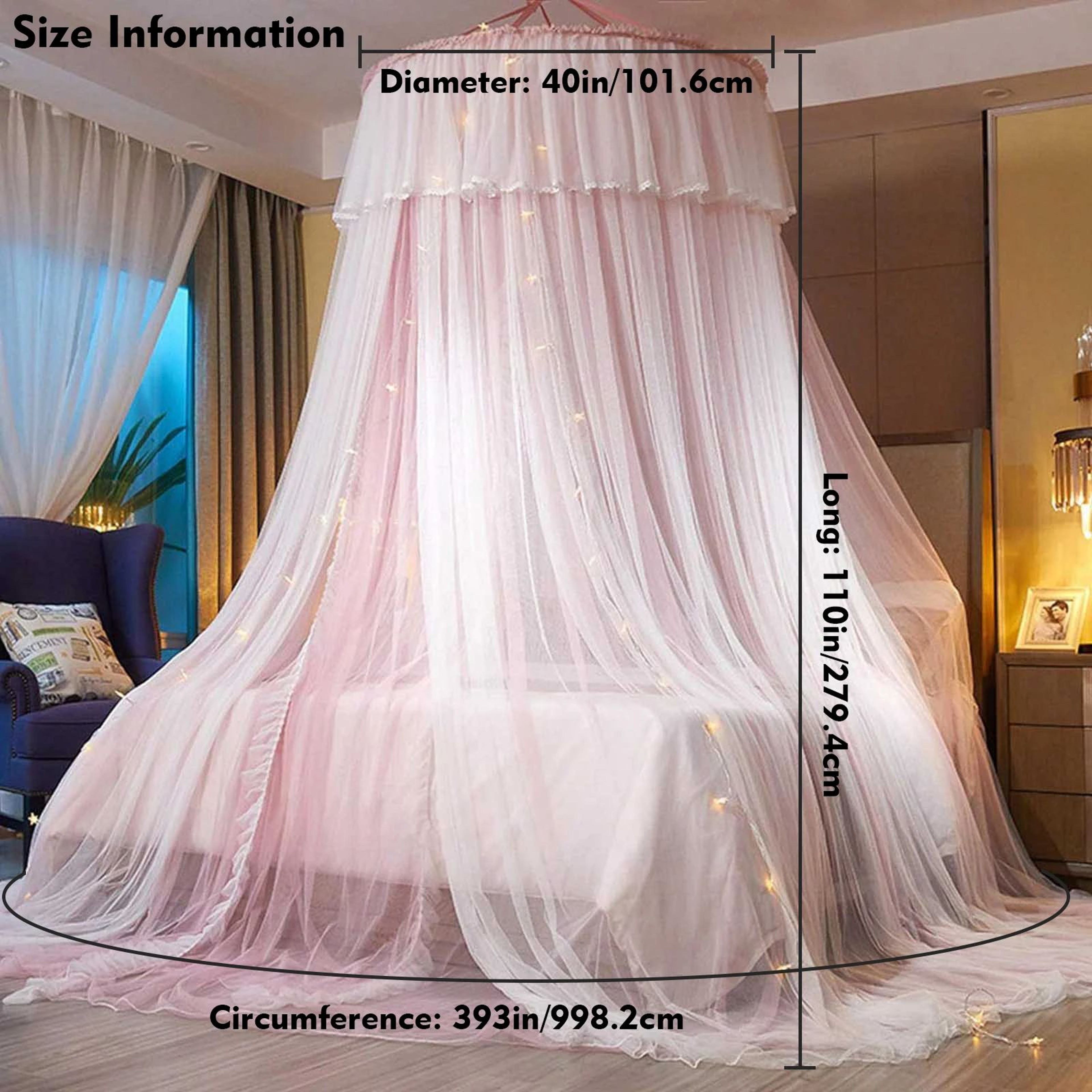 Princess Bed Canopy Double Layer Mosquito Net 1