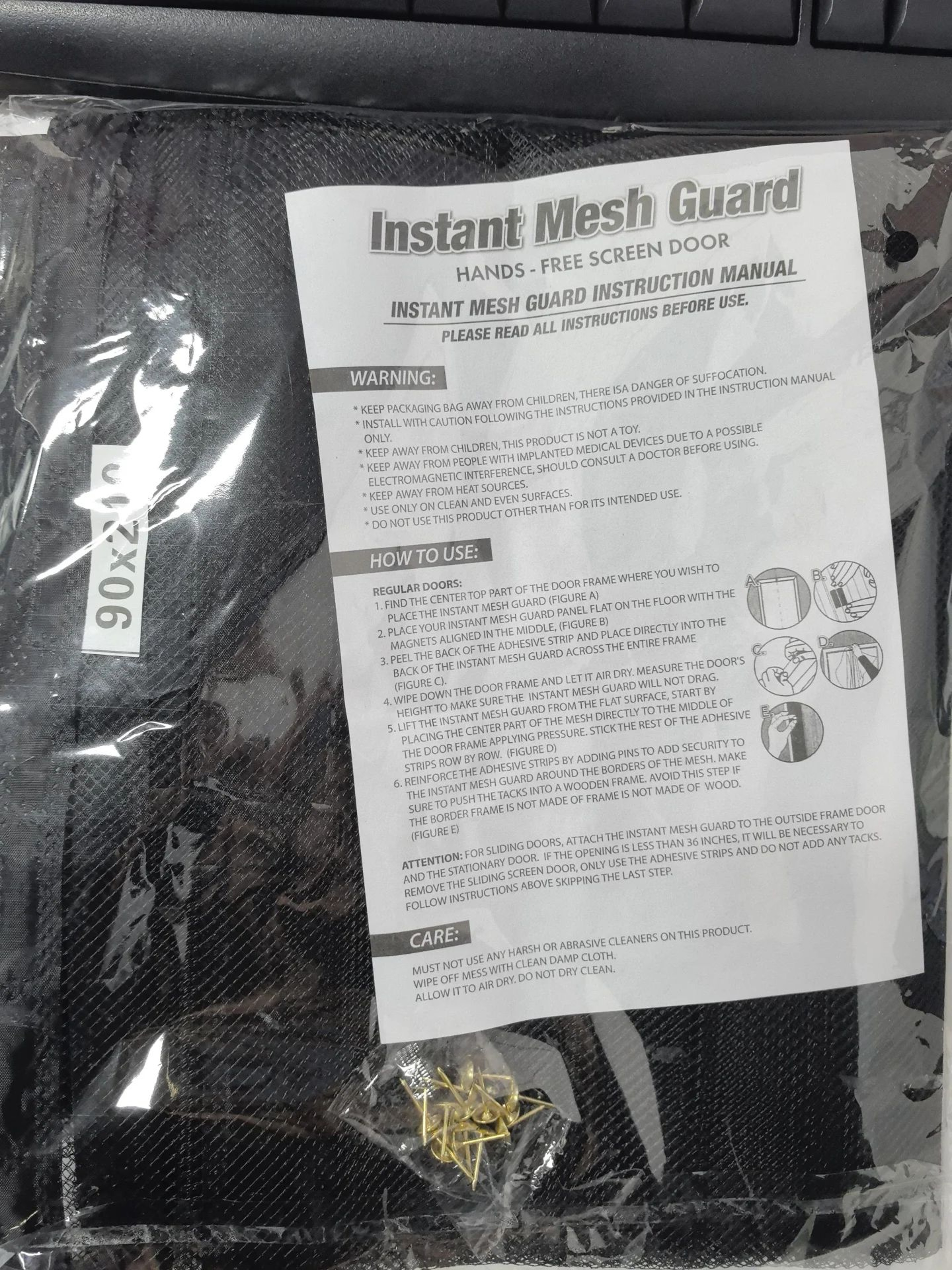Magnetic Mosquito Screen Door Automatic Closing Insect Mesh 2