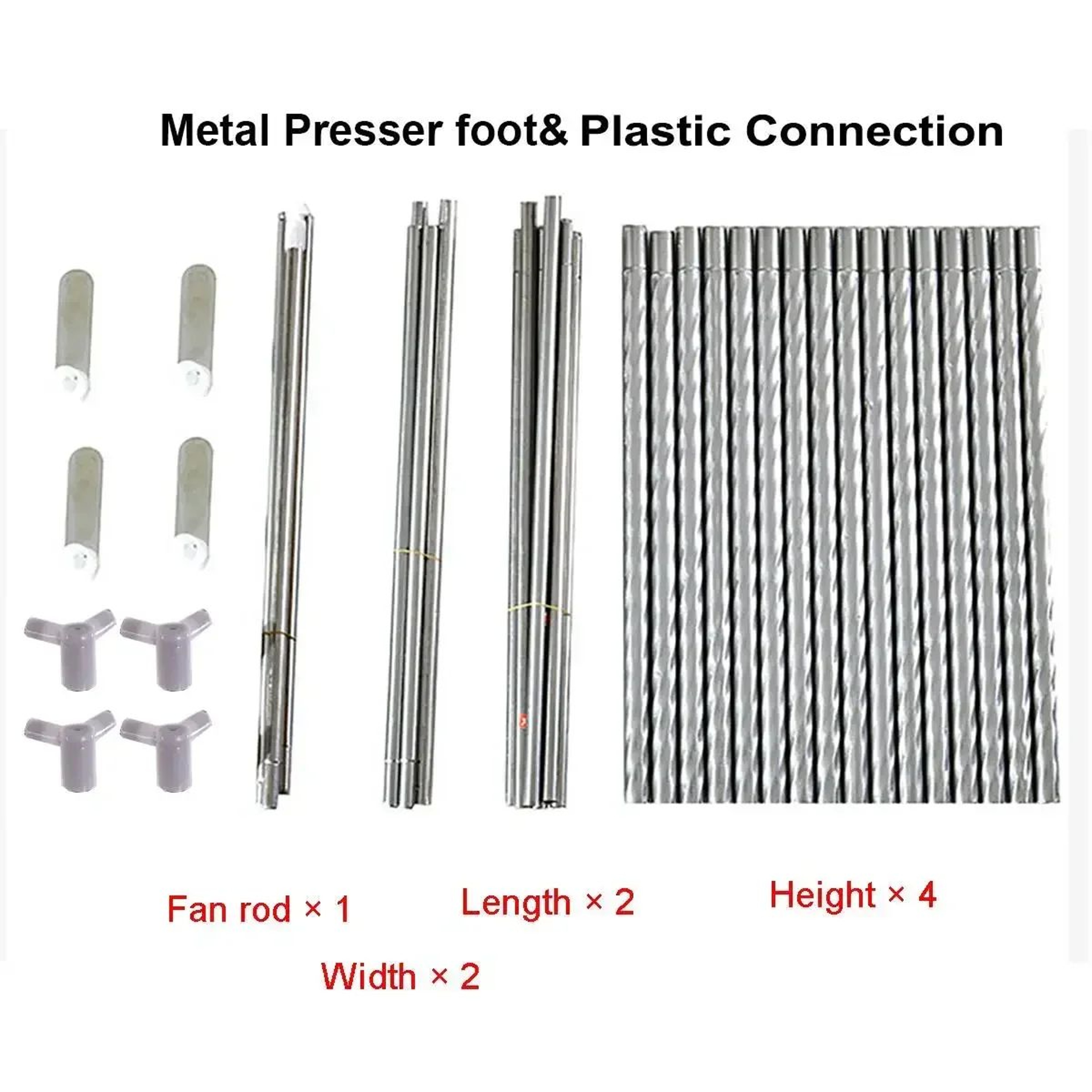 Stainless Steel Mosquito Net Frame Four Corner Bed Canopy Support 5