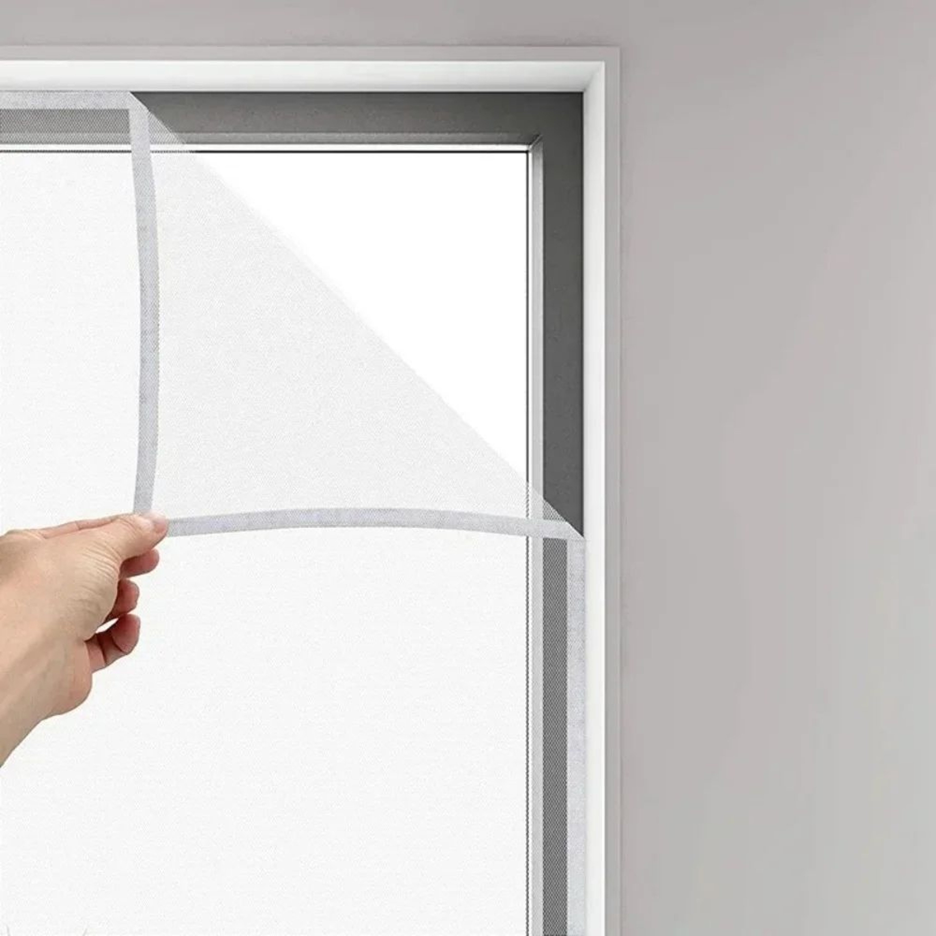 Adhesive Mosquito Window Screen Removable Insect Mesh 1