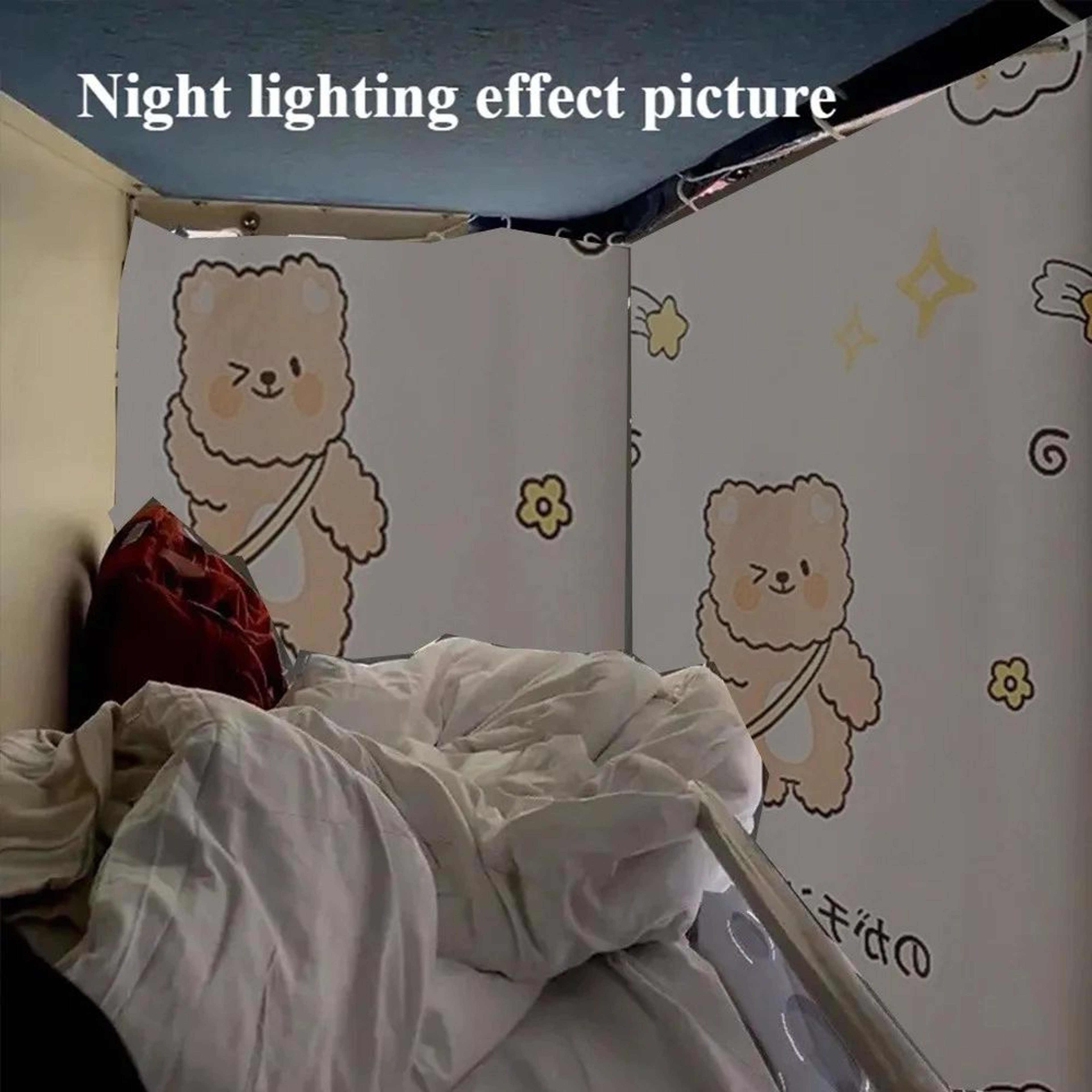 Bunk Bed Privacy Curtain Breathable Mosquito Net 2