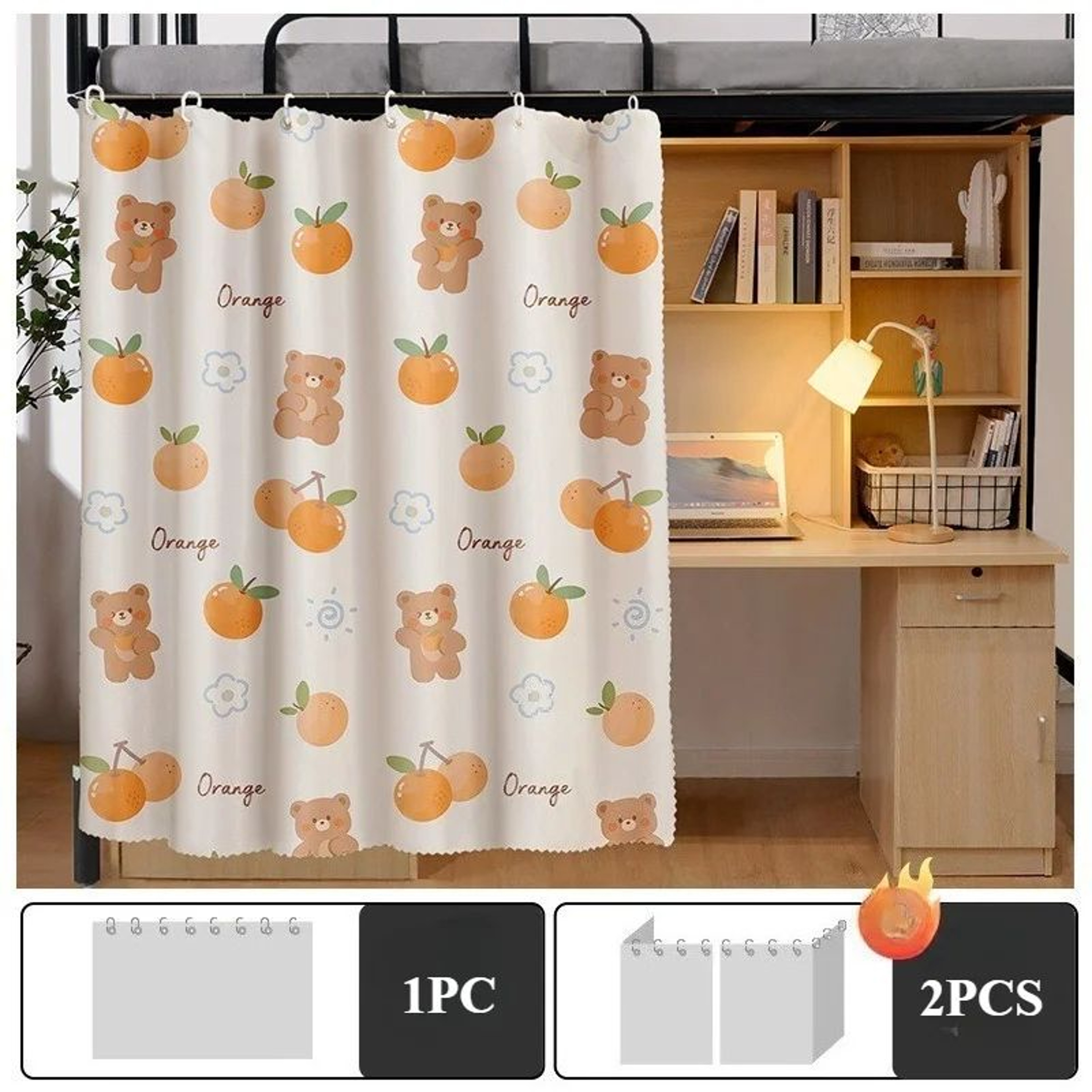 Bunk Bed Privacy Curtain Breathable Mosquito Net 6