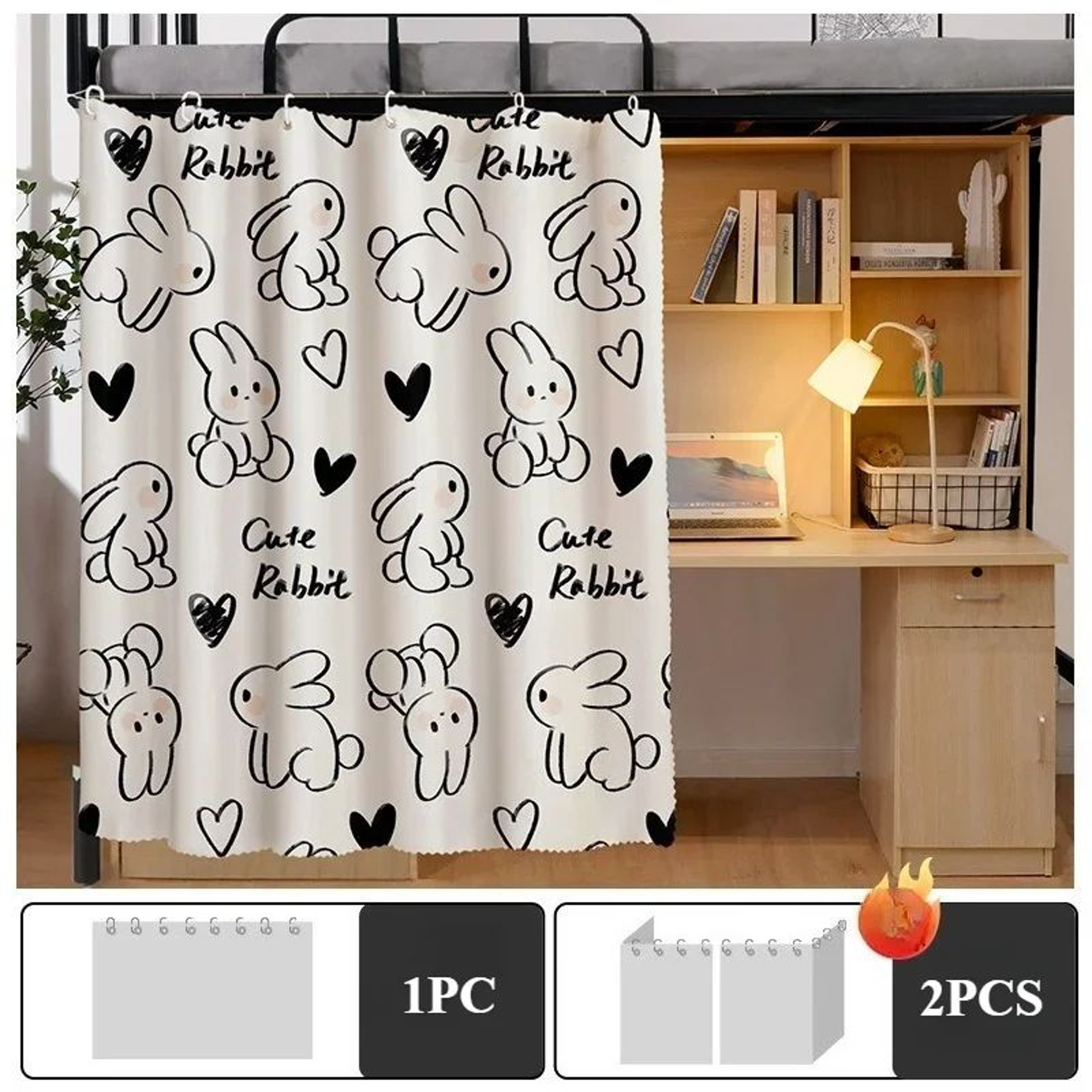 Bunk Bed Privacy Curtain Breathable Mosquito Net 20