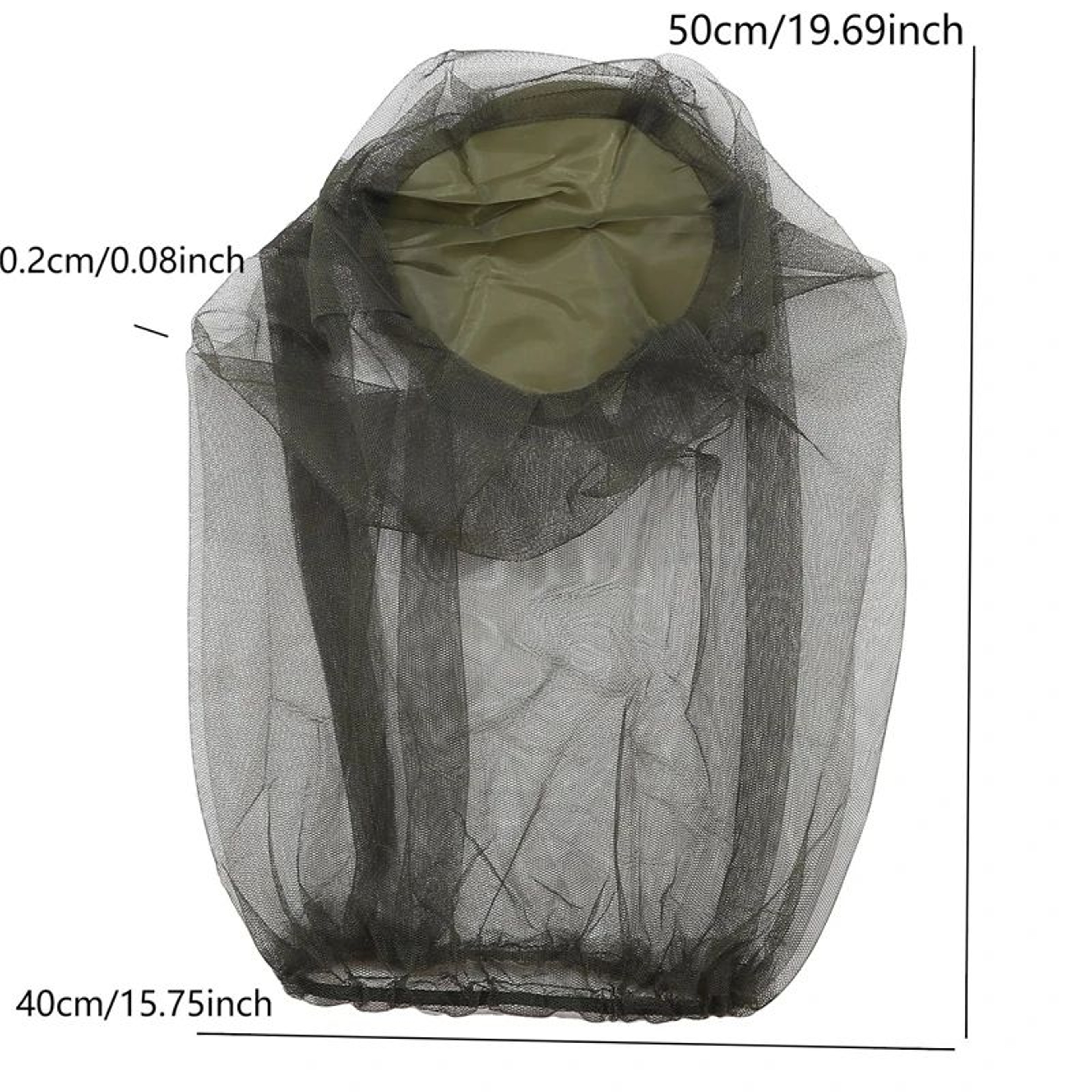 Mosquito Net Fishing Hat Outdoor Face Protector 5