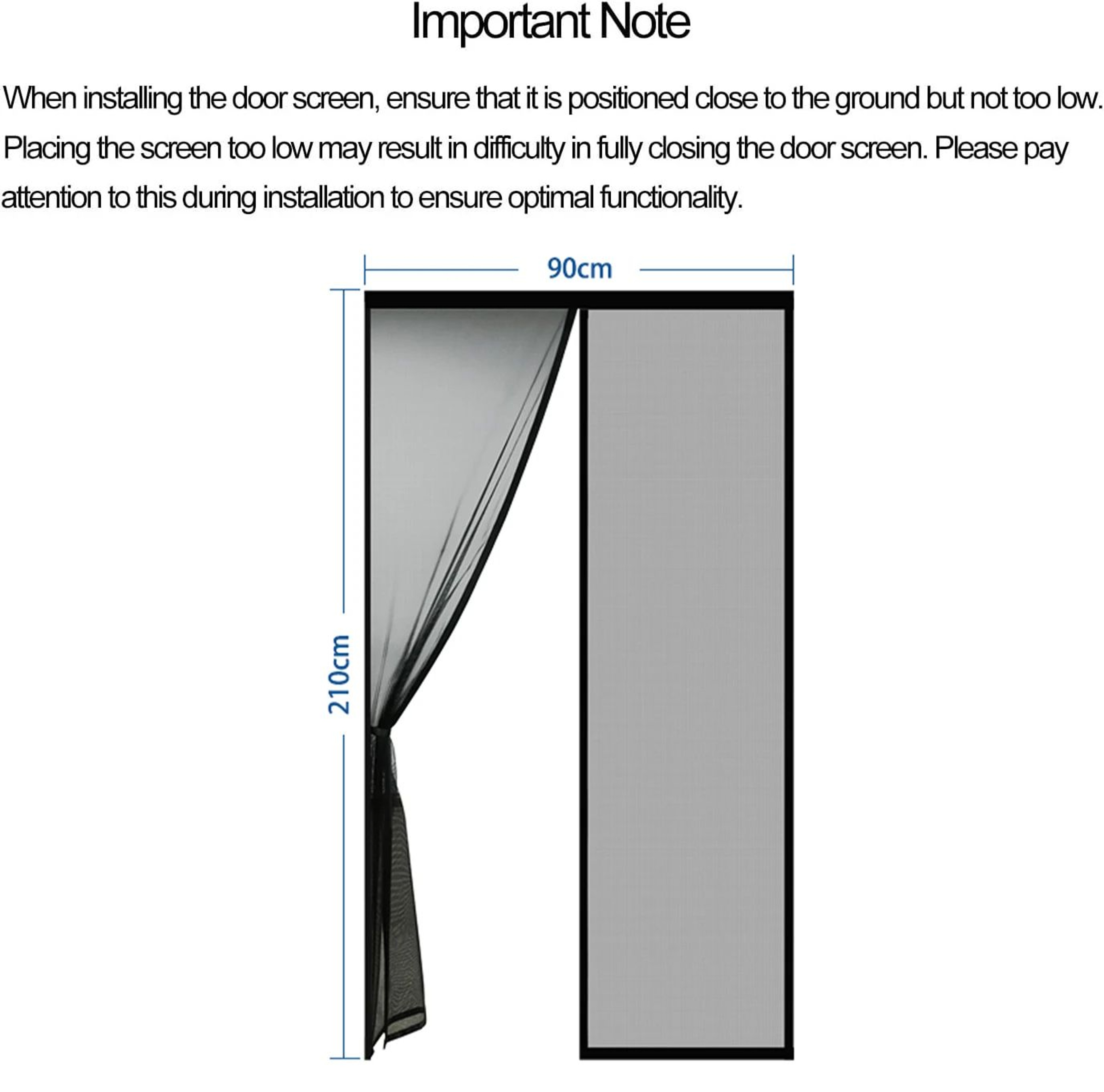 Heavy Duty PP Nano Magnetic Screen Door 3