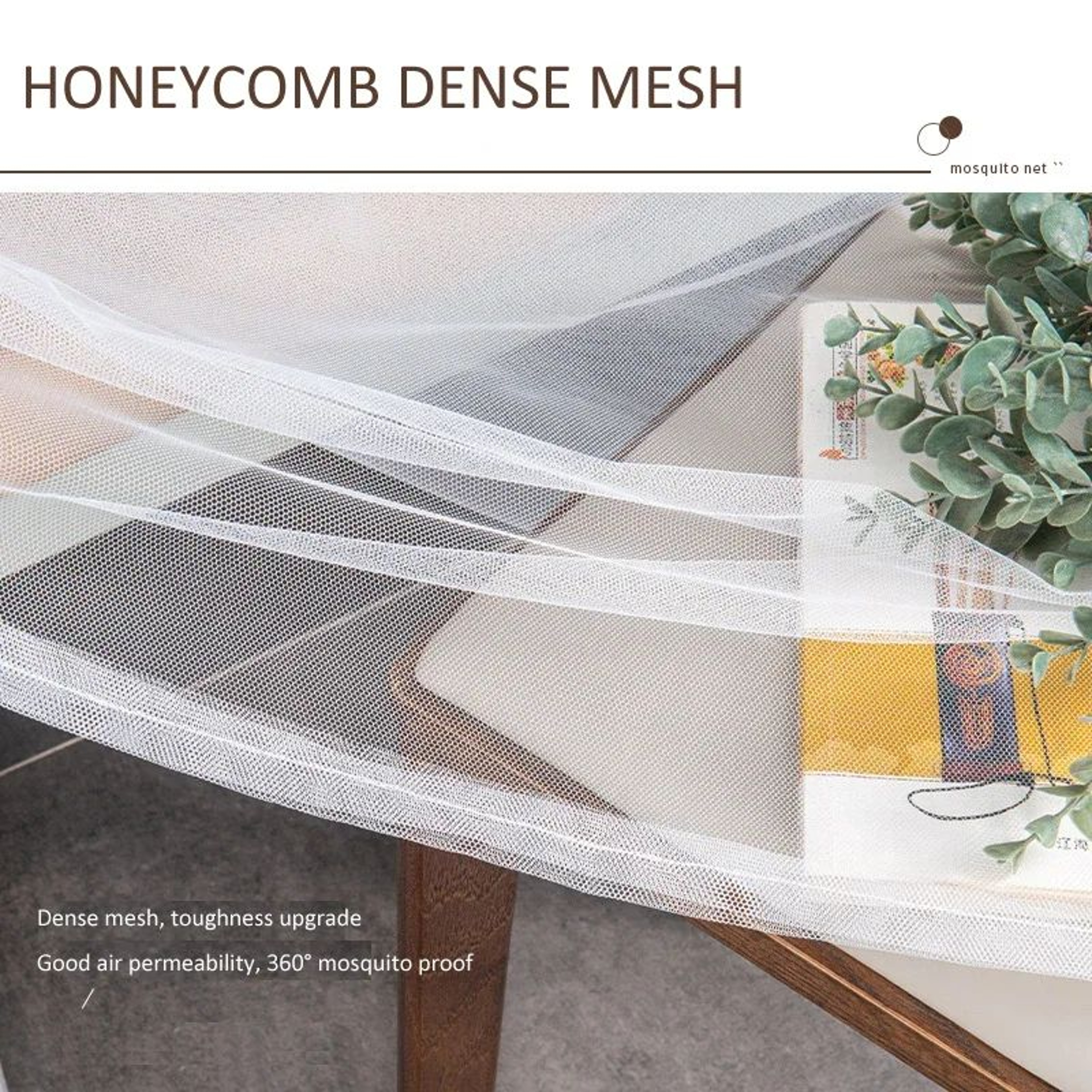 White Dormitory Bunk Bed Mosquito Net Curtain 4