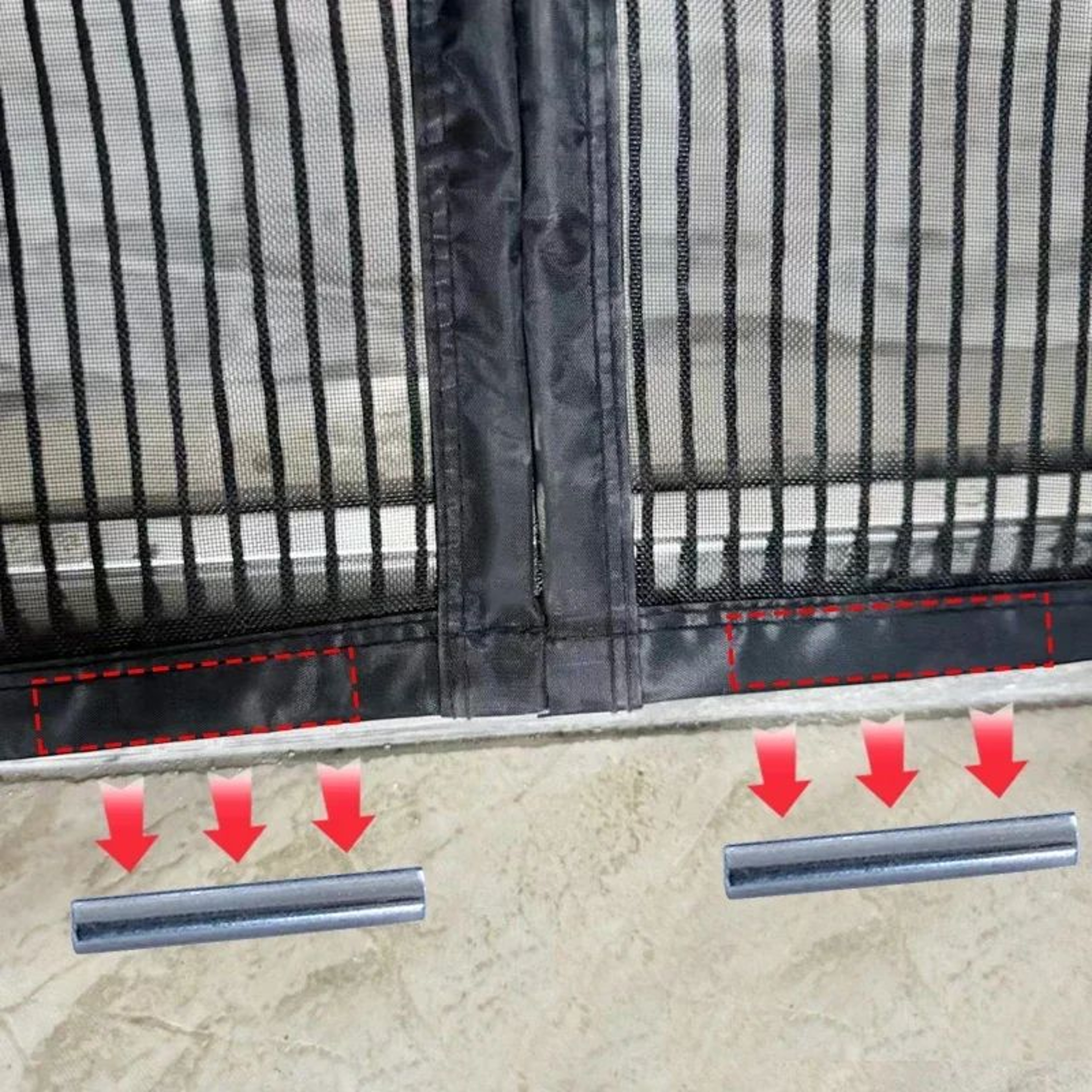 Automatic Closing Magnetic Mosquito Door Screen 5