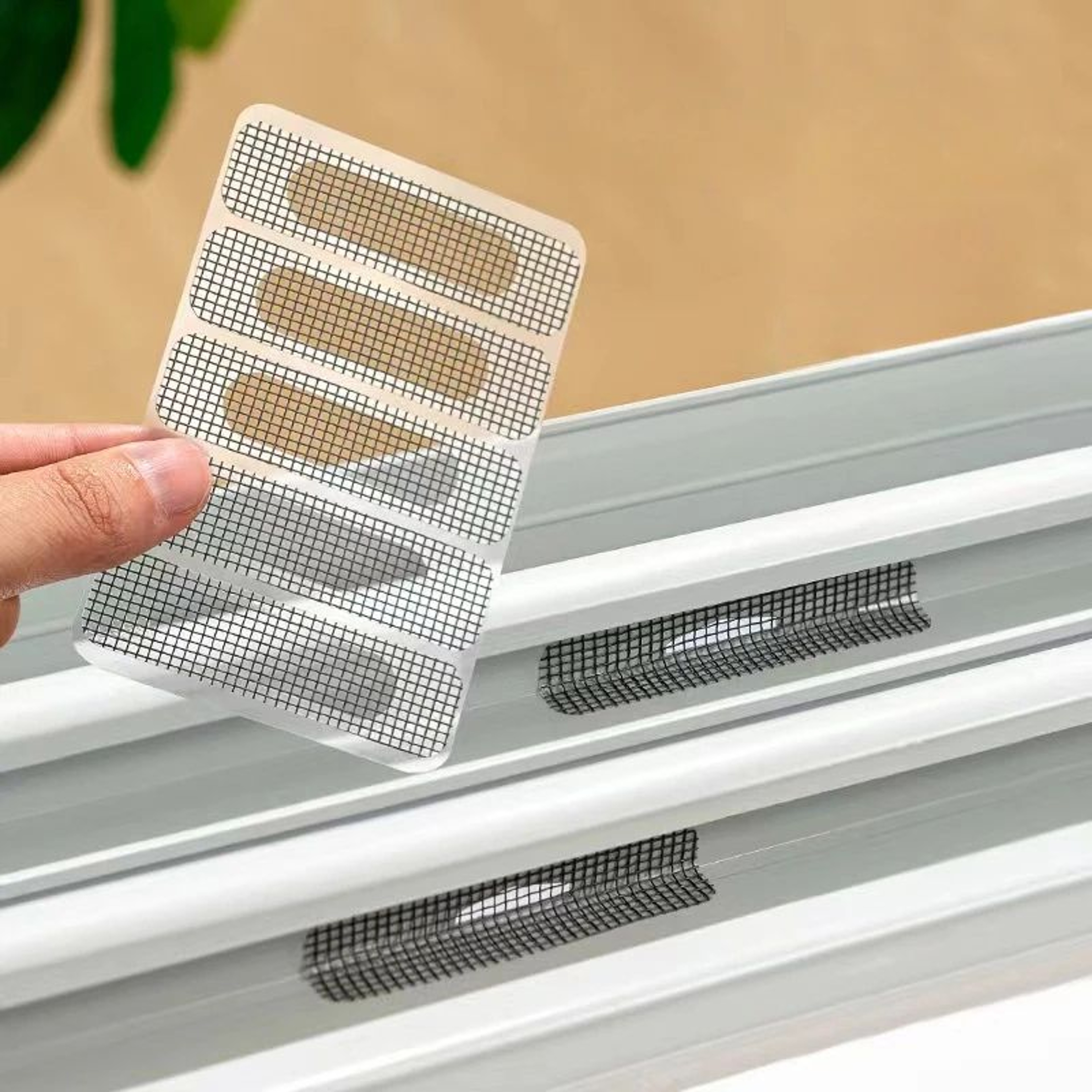 Adhesive Mosquito Mesh Door Screen Curtain 0