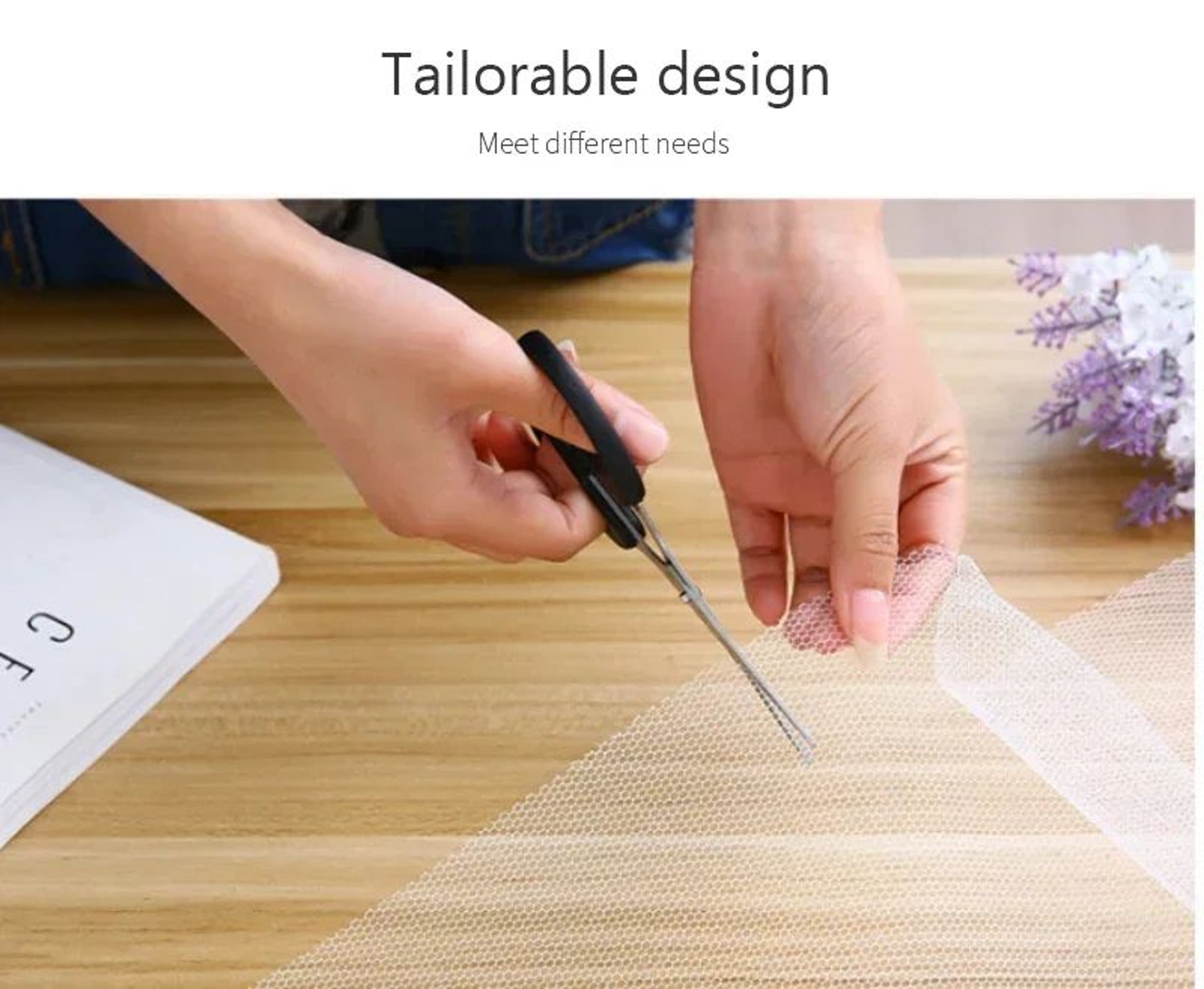 Adhesive Mosquito Mesh Door Screen Curtain 2