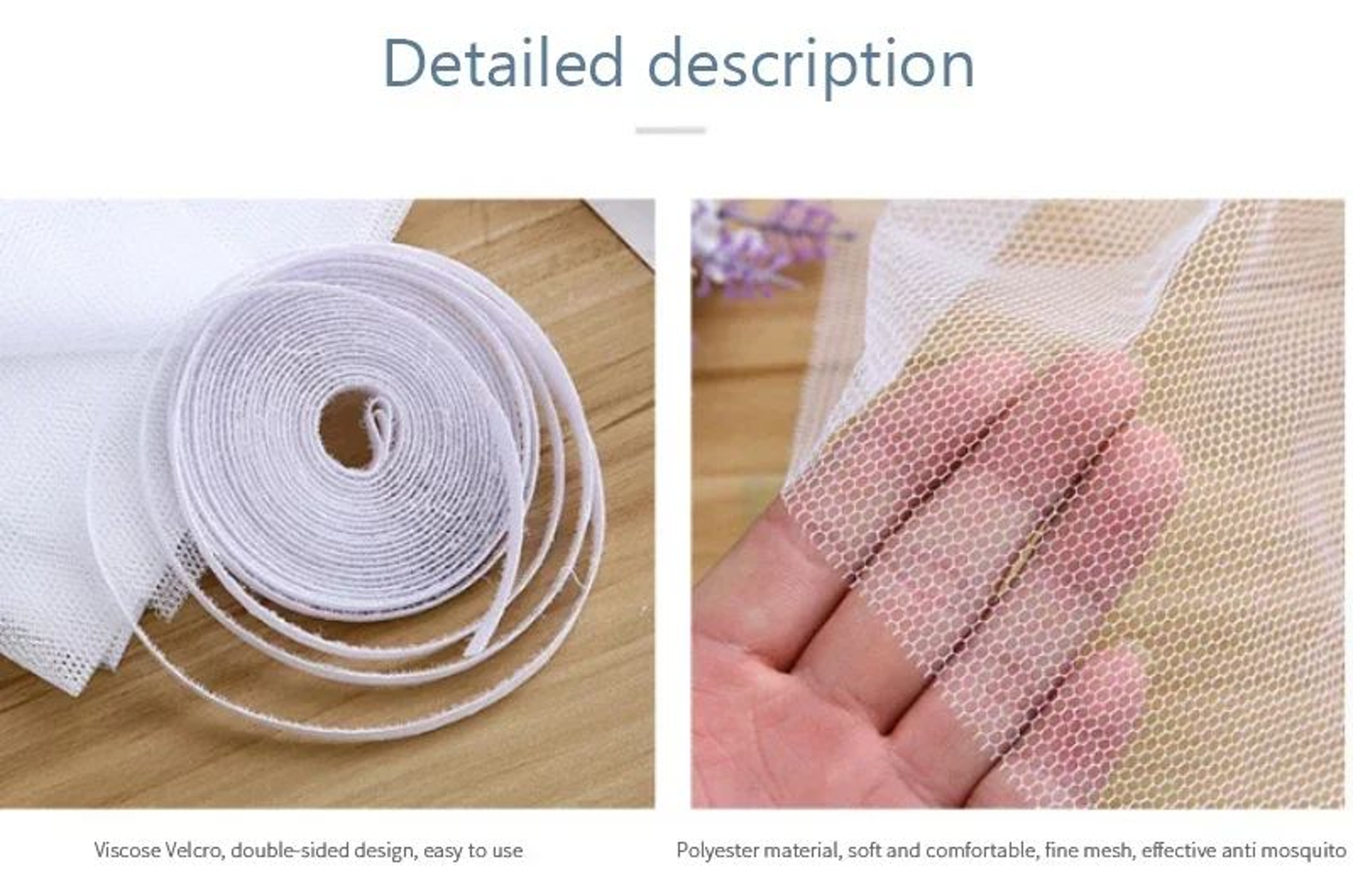 Adhesive Mosquito Mesh Door Screen Curtain 3