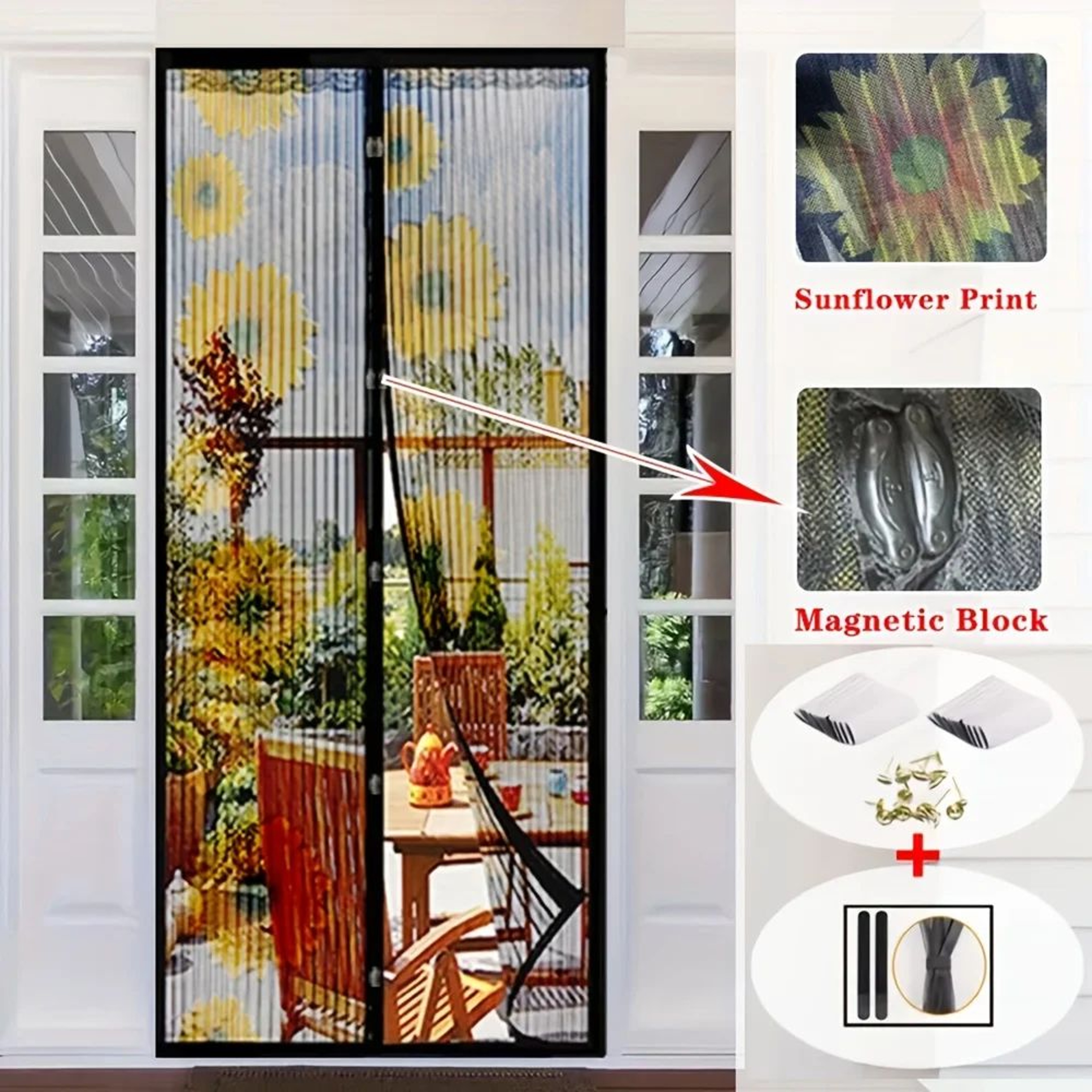 Magnetic Mosquito Net Window Screen Curtain 3
