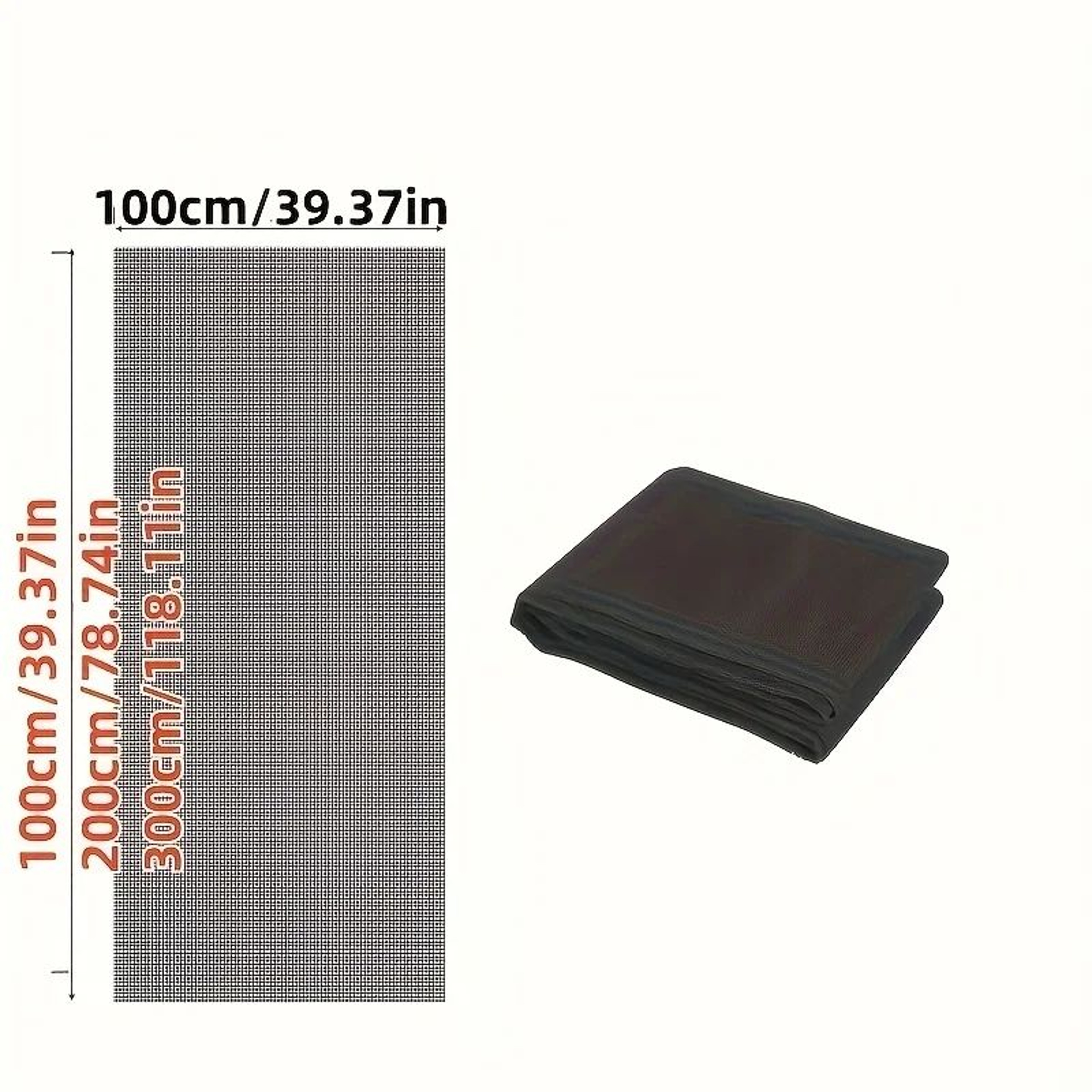 Adjustable Fiberglass Window Screen Replacement Mesh 2