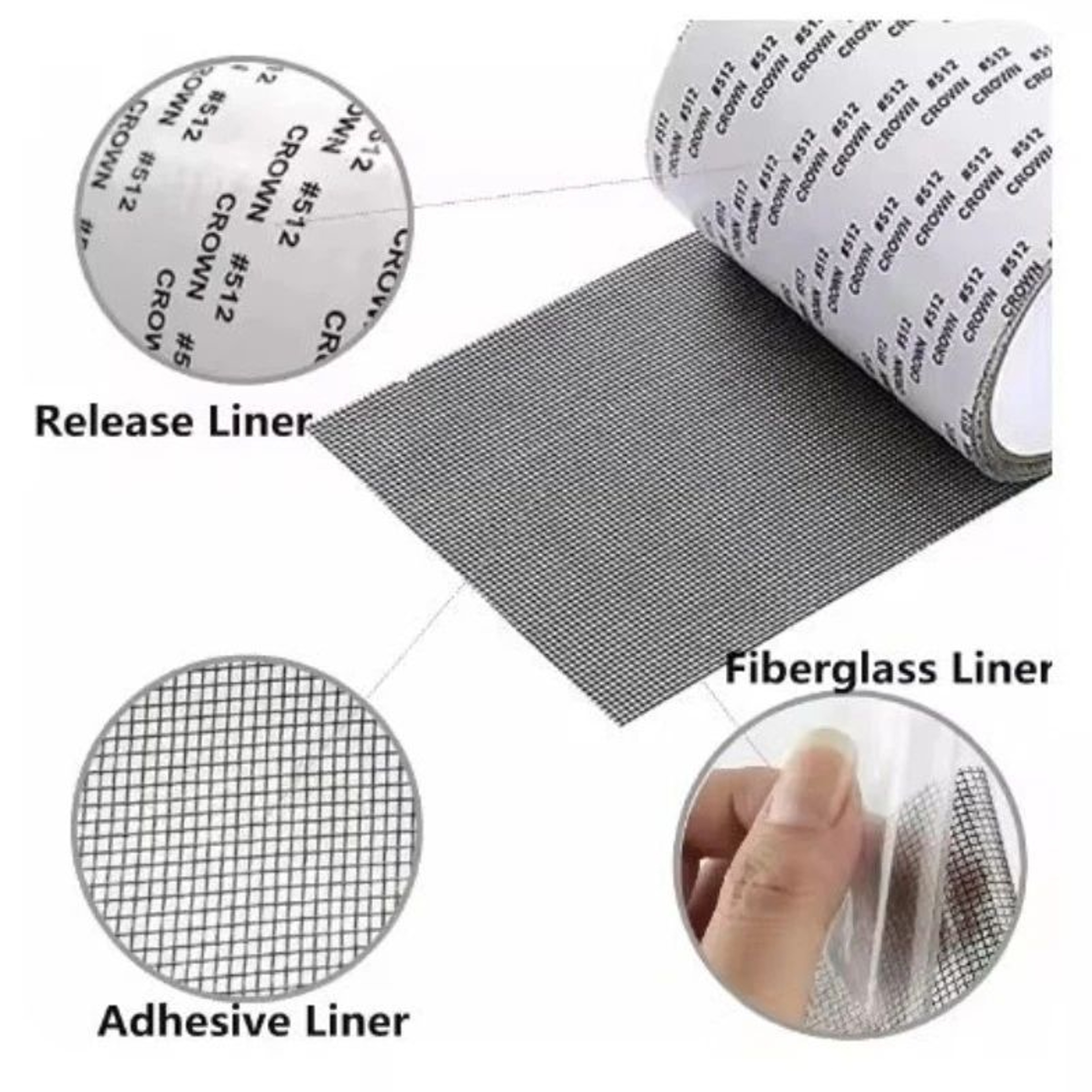 Quick Fix Mesh Screen Repair Tape 5
