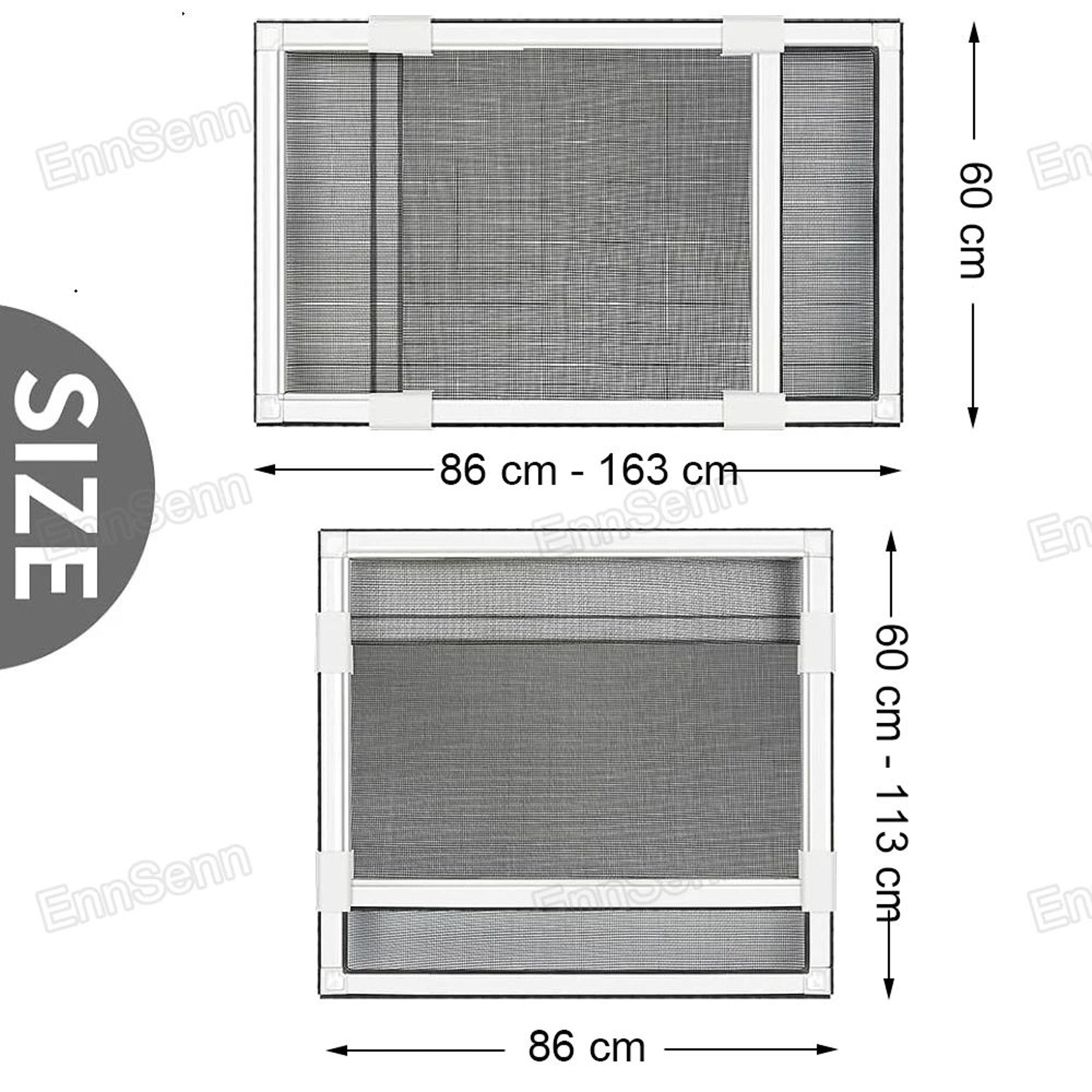Expandable Adjustable Window Screen Mosquito Mesh 12