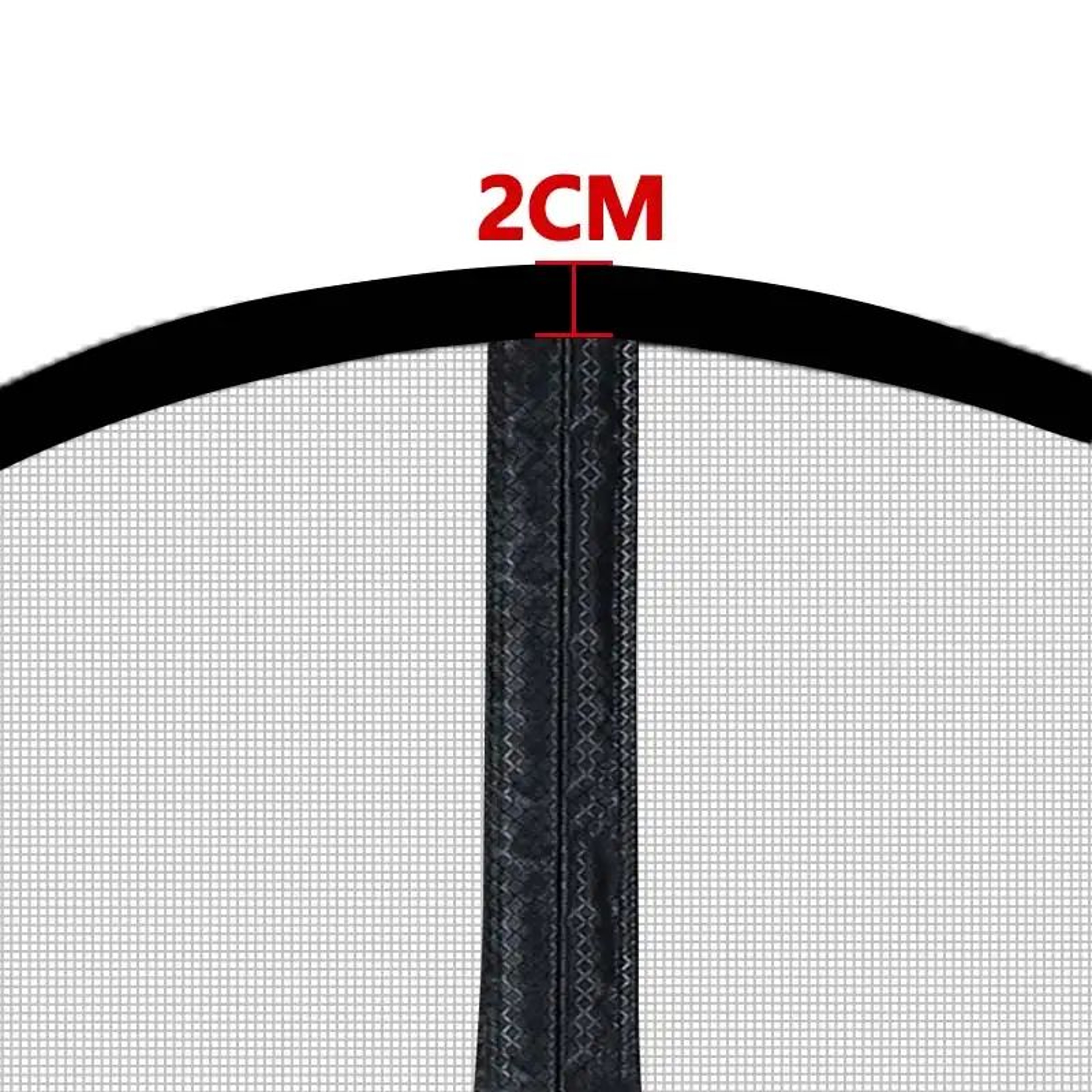 Custom Curved Magnetic Mosquito Door Screen 3