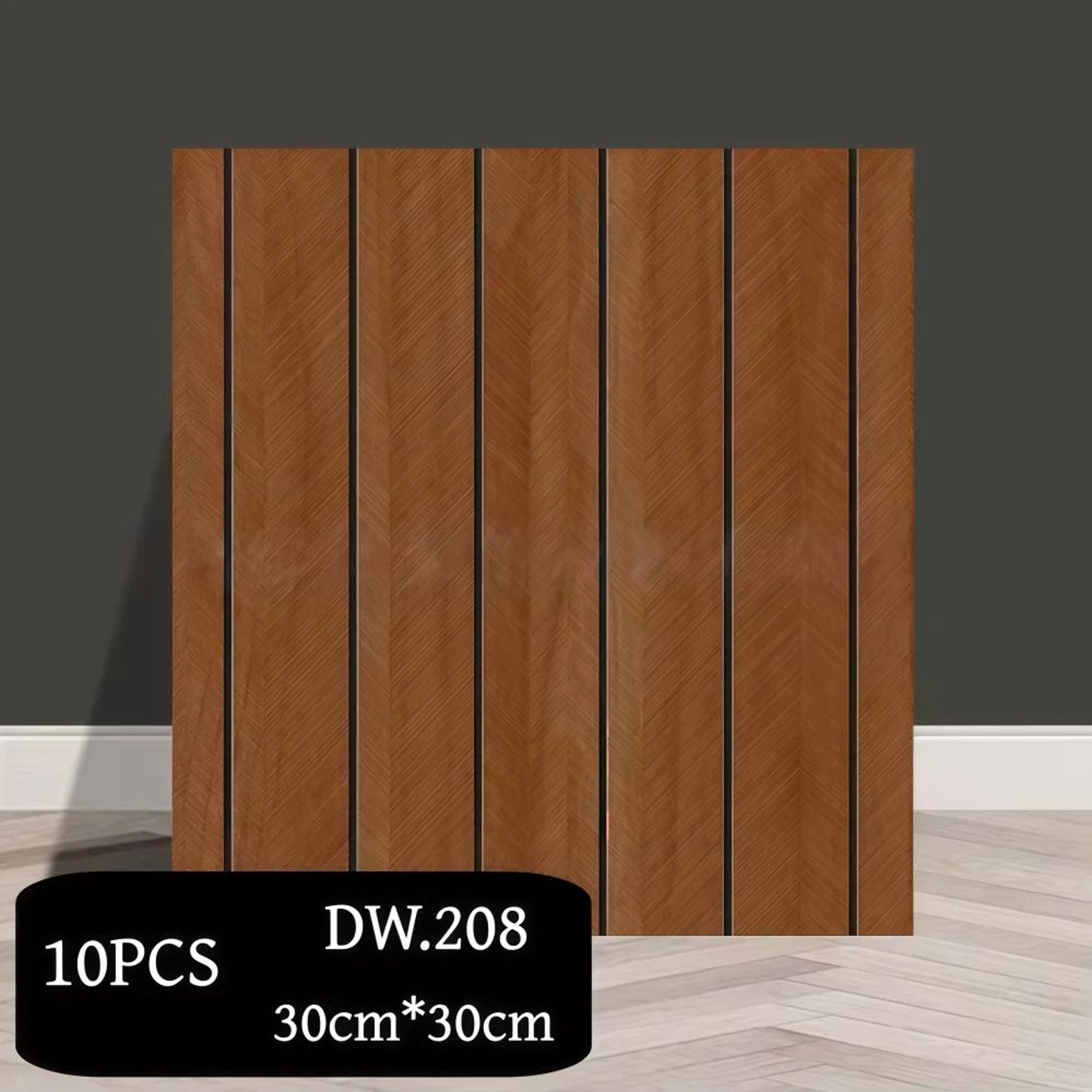 Wood Grain 3D Self Adhesive Wall Panels 9