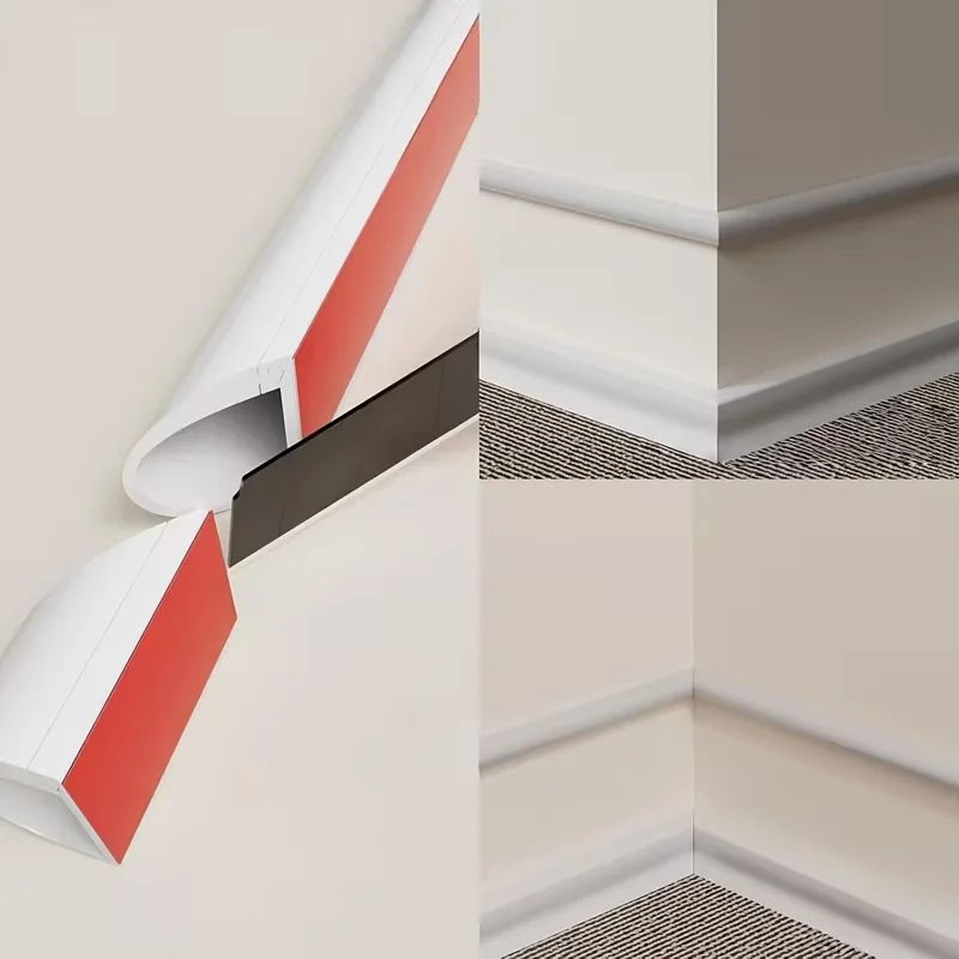 Cut To Fit Cable Concealer Wire Cover 3