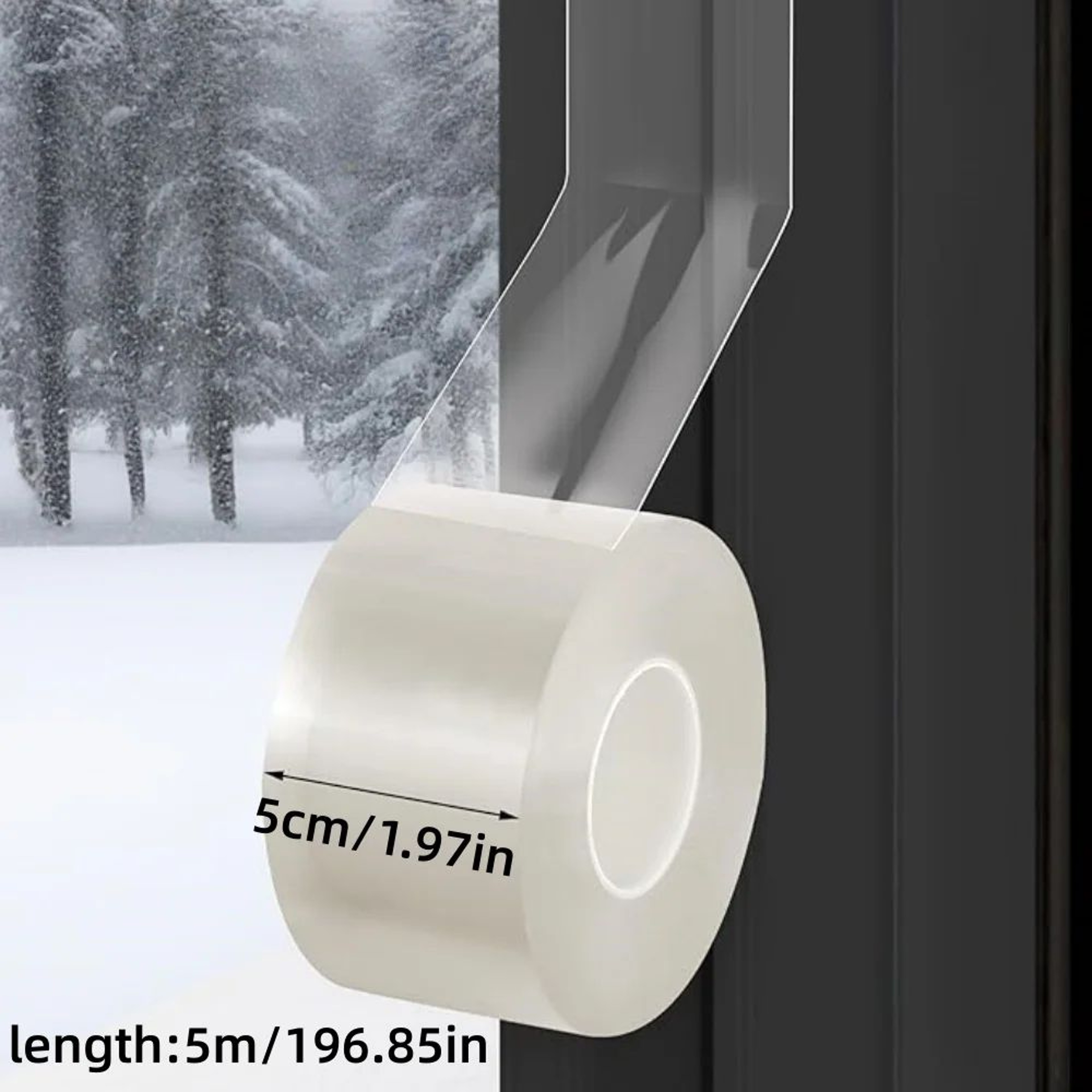 Clear Window Weather Sealing Tape 1