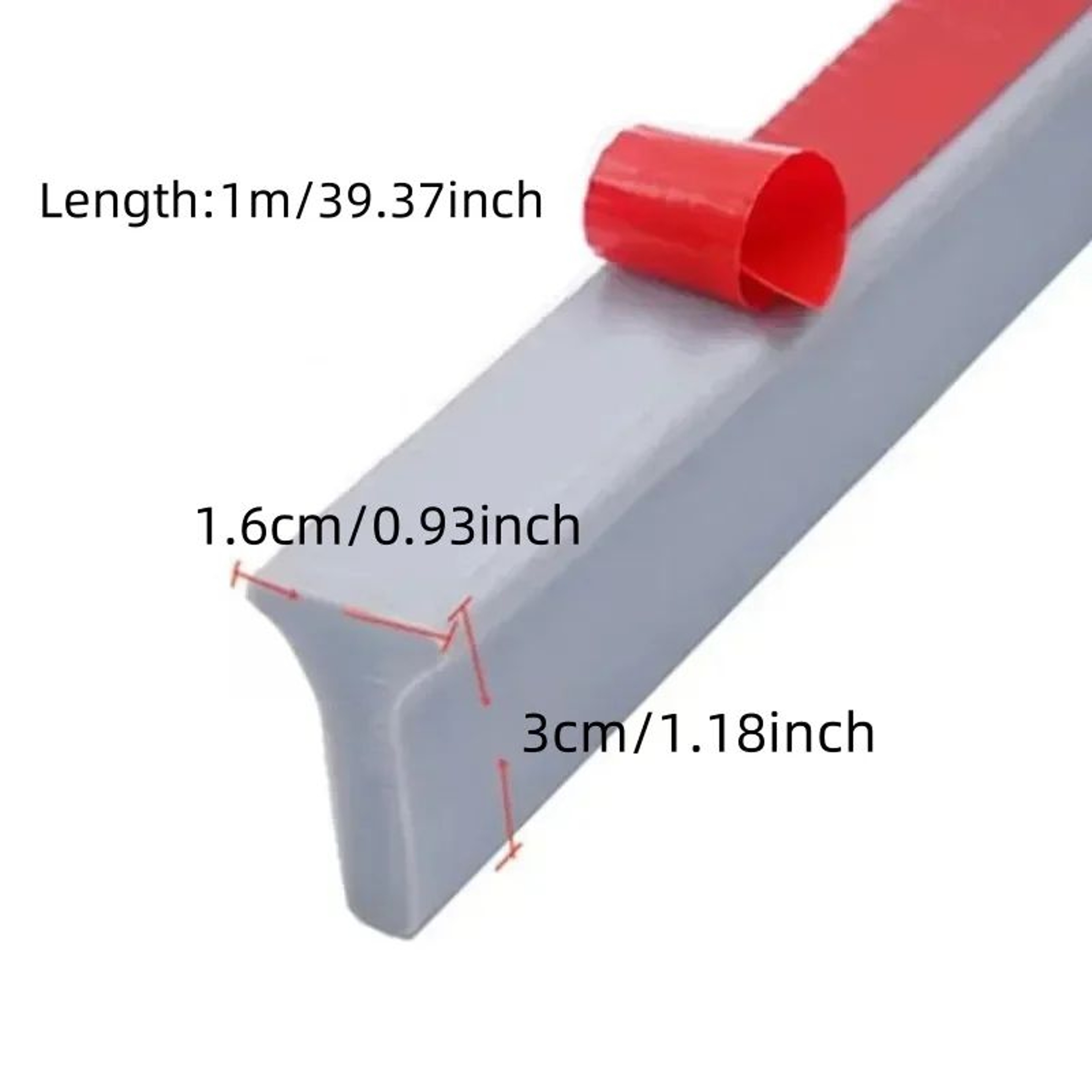 Flexible Silicone Shower Water Barrier 1