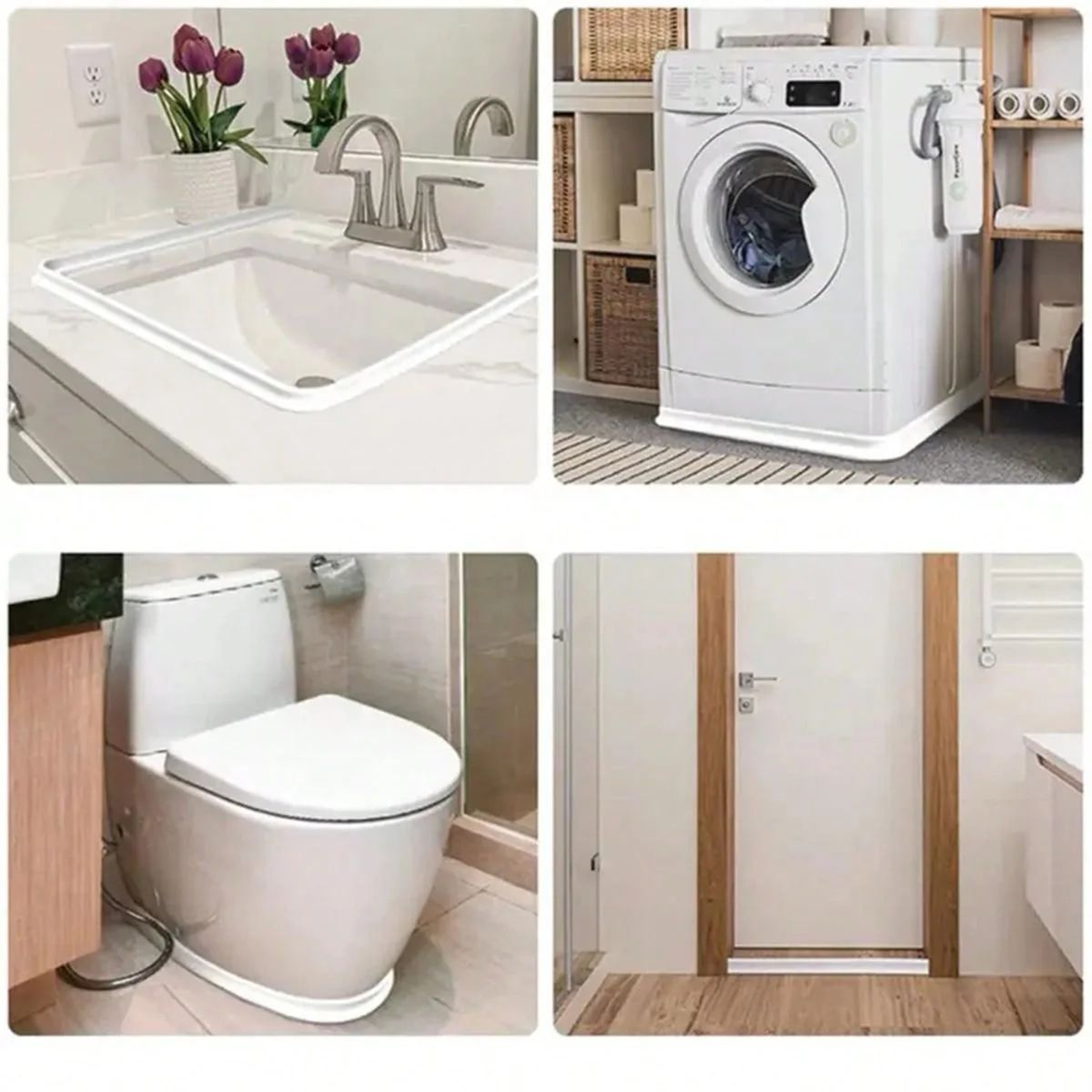 Flexible Silicone Shower Water Barrier 4