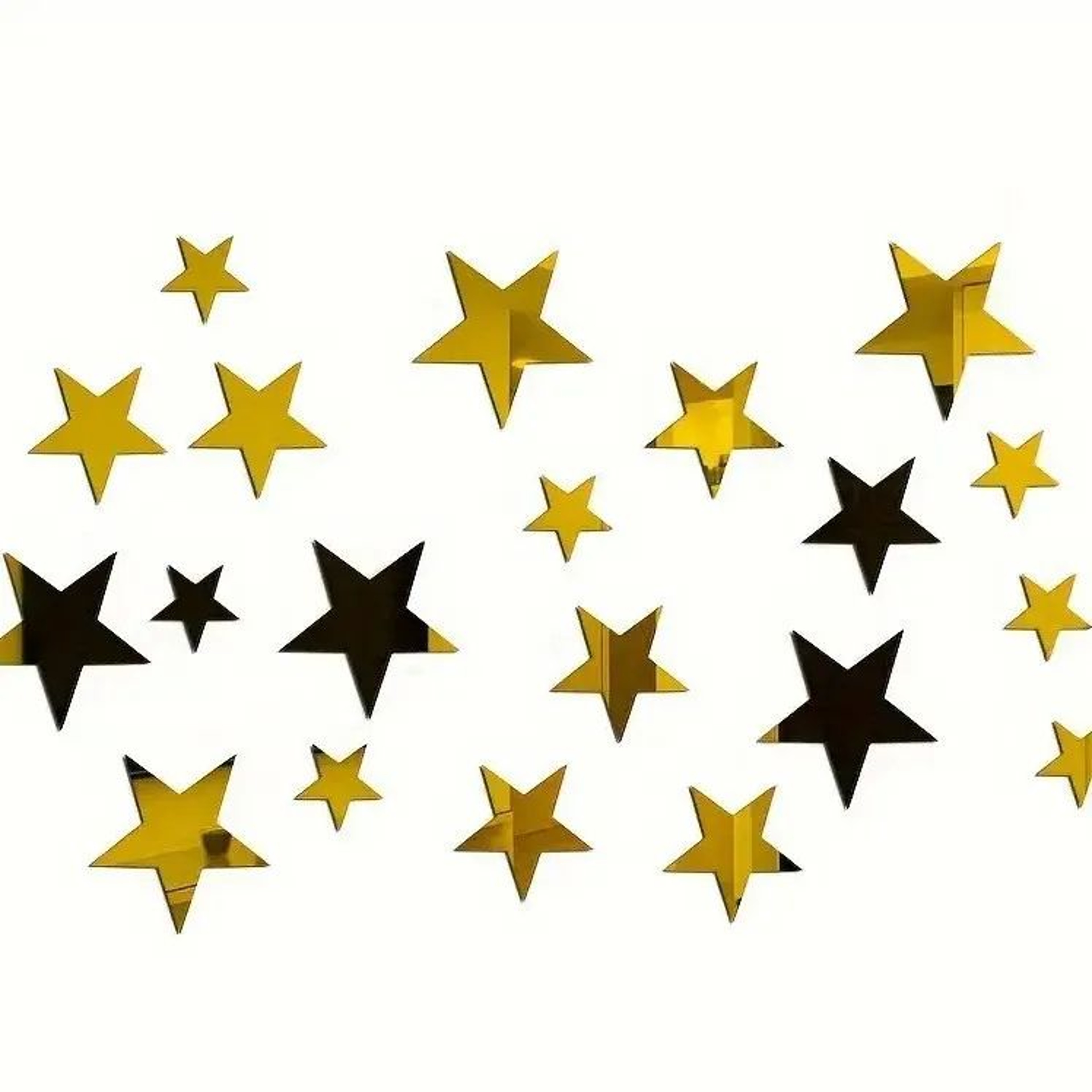 3D Acrylic Star Mirror Wall Stickers 7