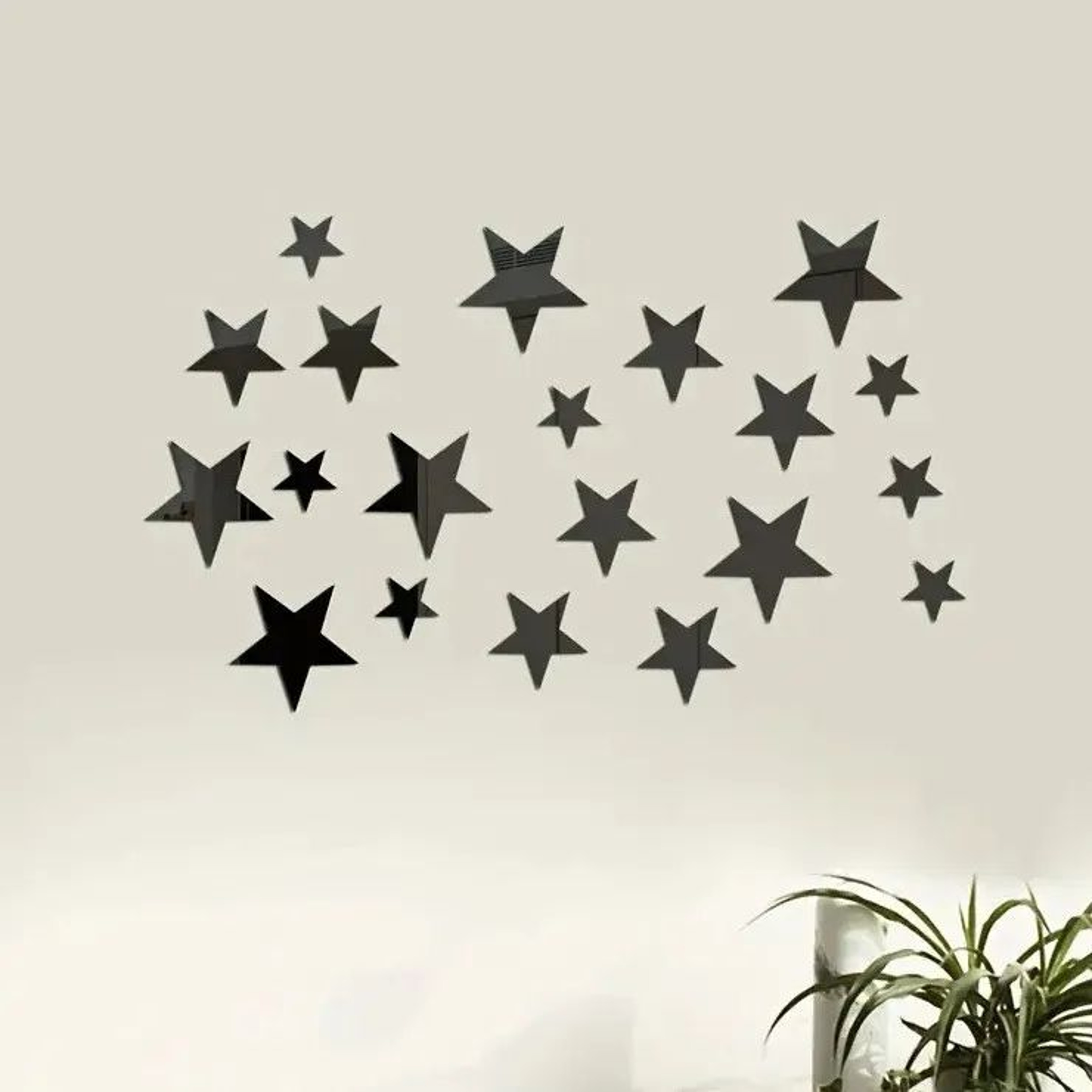 3D Acrylic Star Mirror Wall Stickers 6
