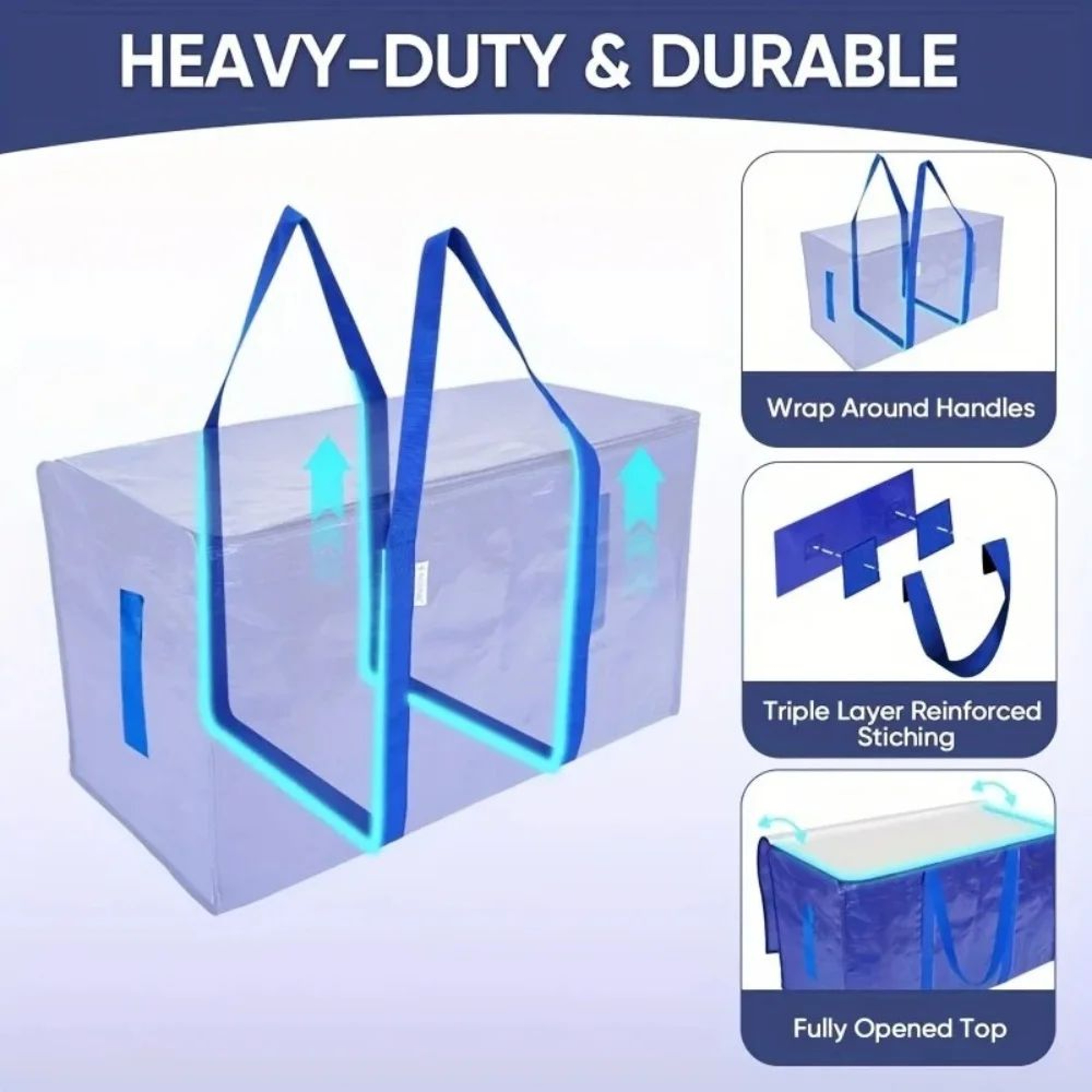 Extra Large Heavy Duty Moving Storage Bag 3