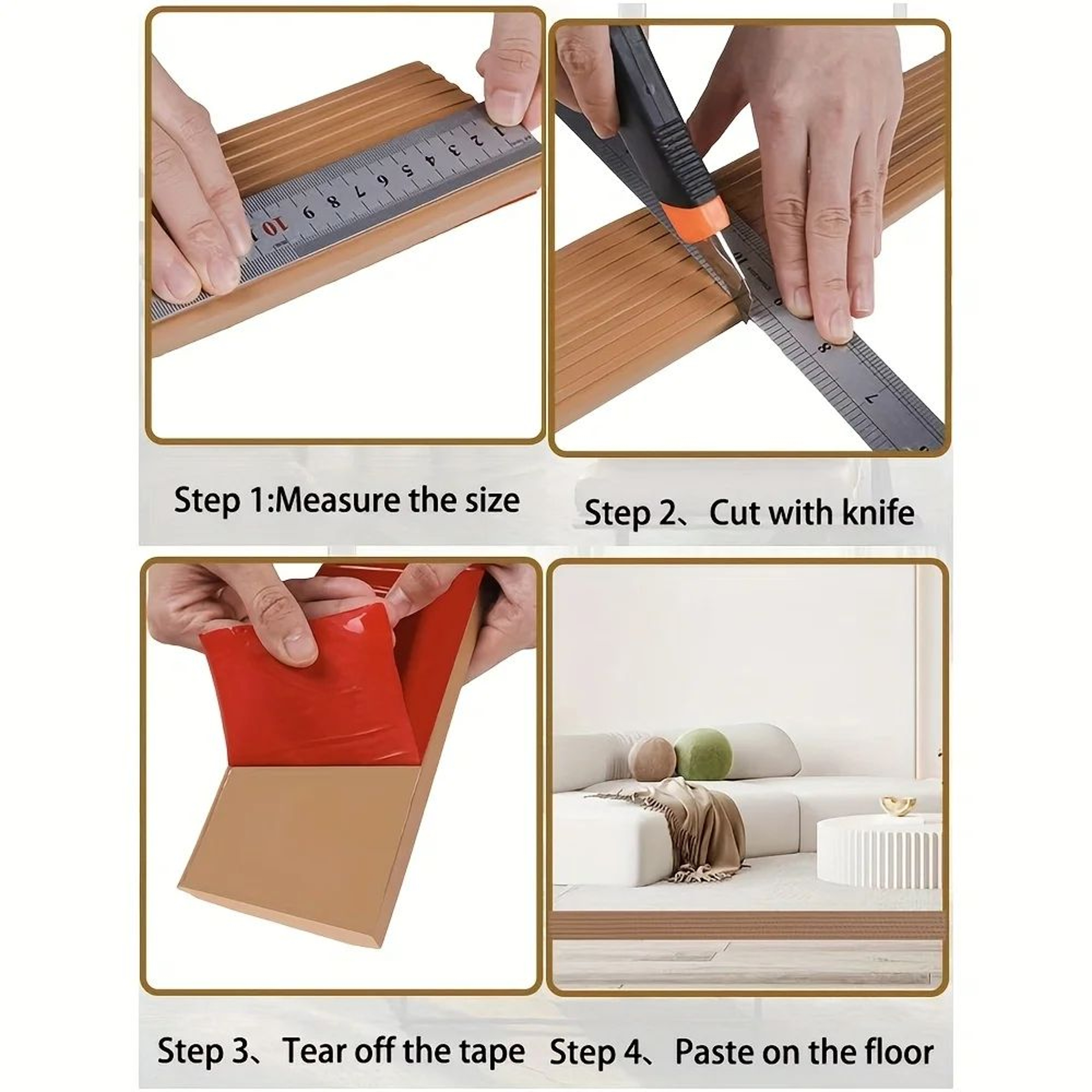 Self Adhesive Rubber Door Threshold Ramp 3