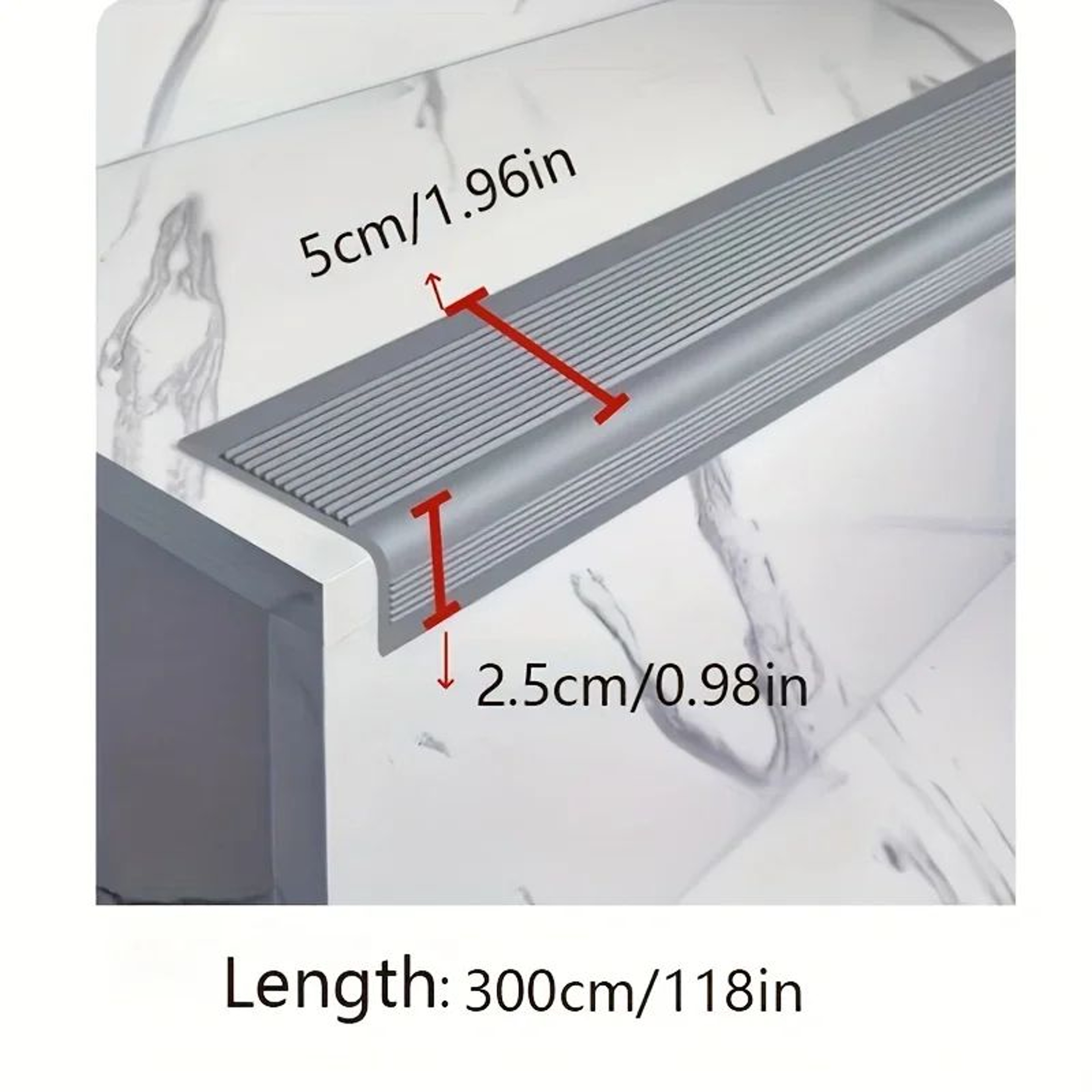Self Adhesive Non Slip Stair Edge Protector 1