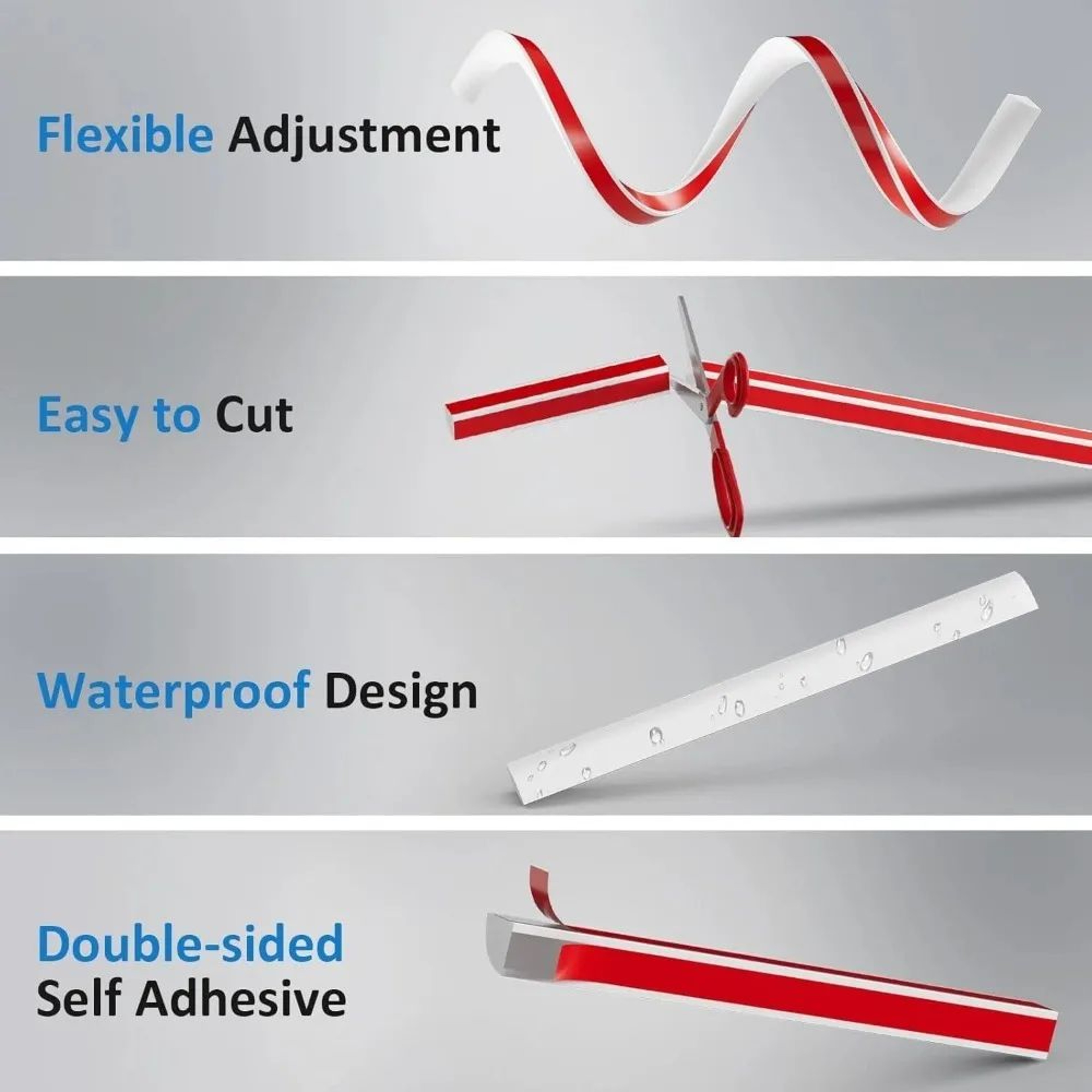Waterproof Self Adhesive Decorative Molding Trim 5