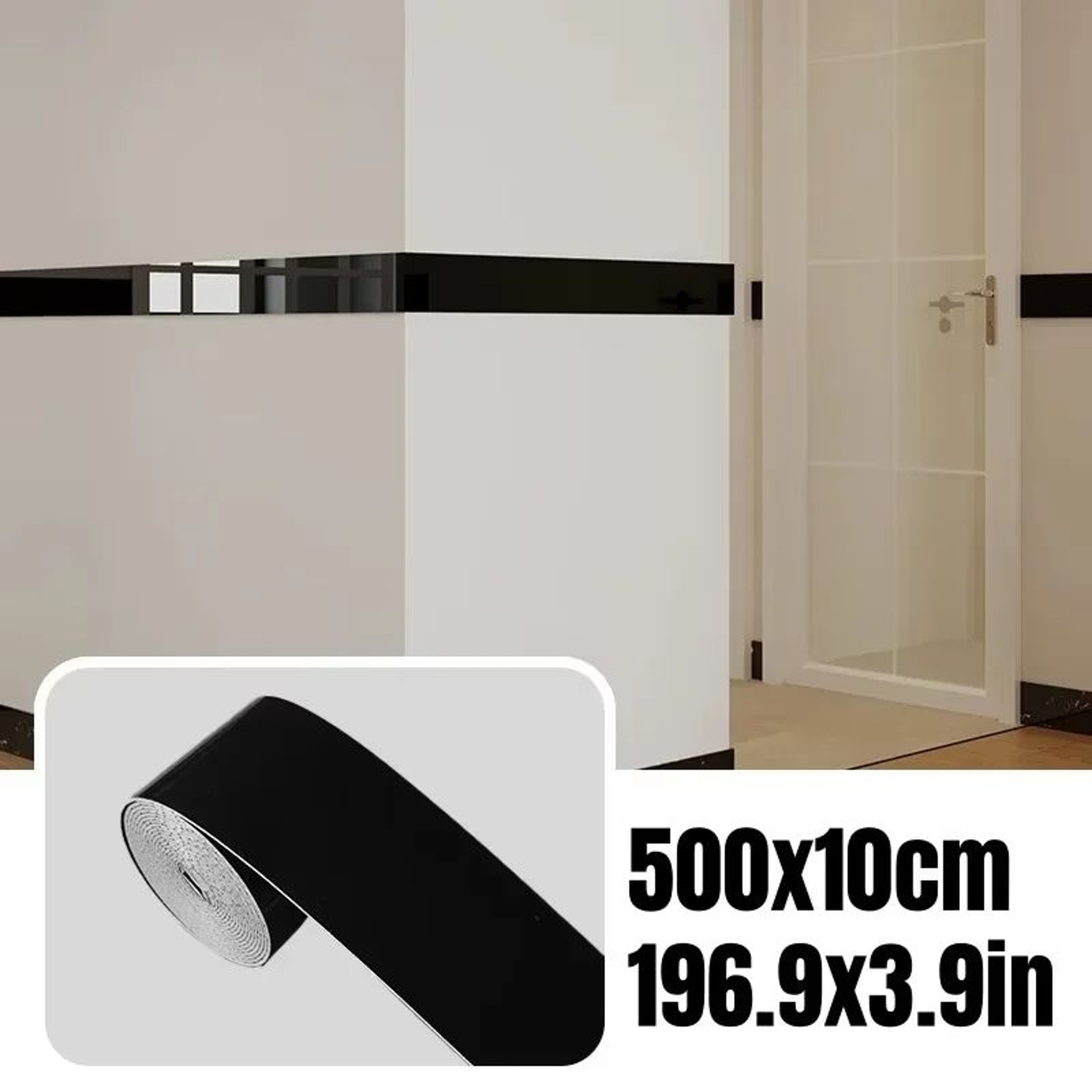 Flexible Self Adhesive Skirting Board 1