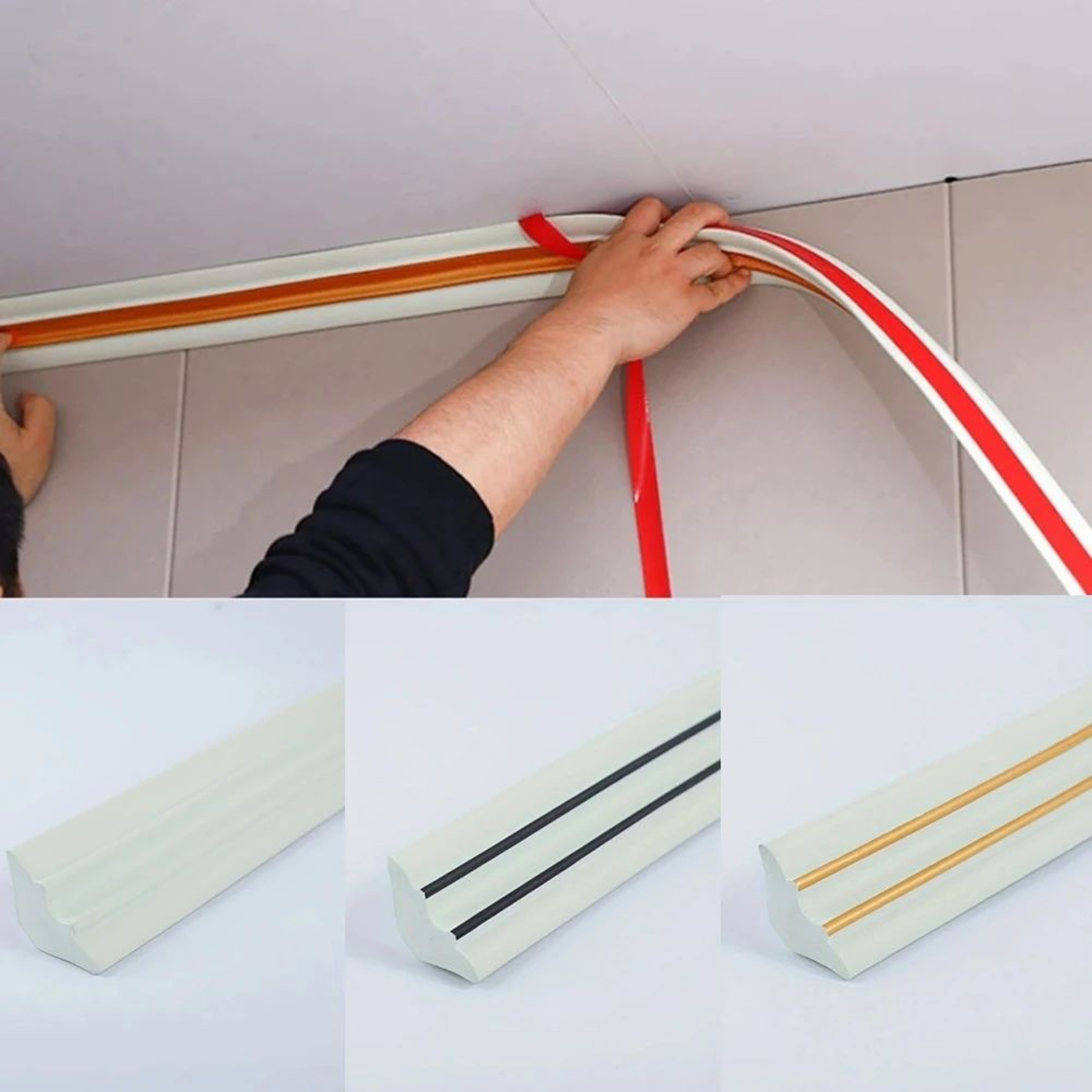 Flexible Self Adhesive Wall Molding Trim 5