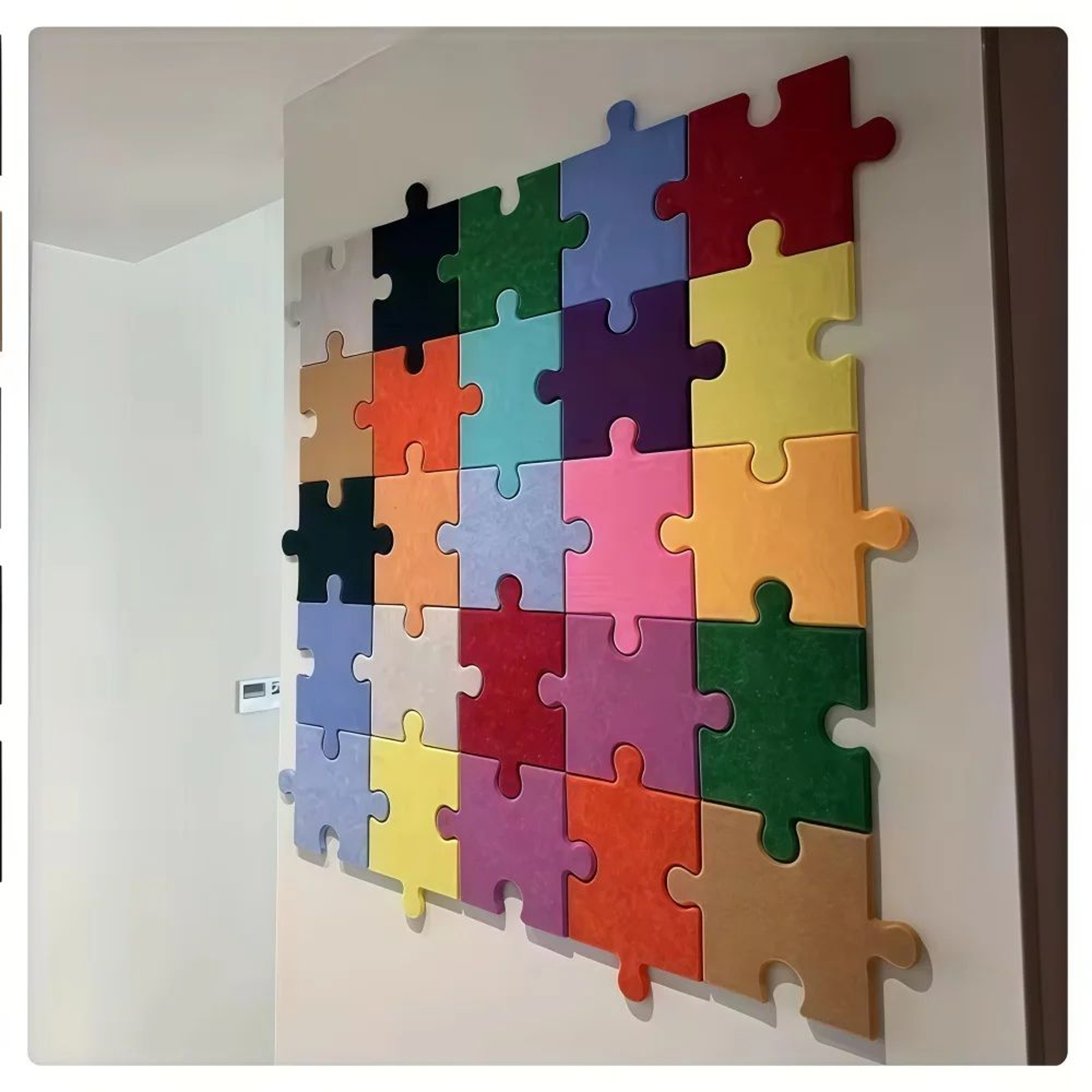 Cartoon Puzzle Wall Sticker Home Decor 0