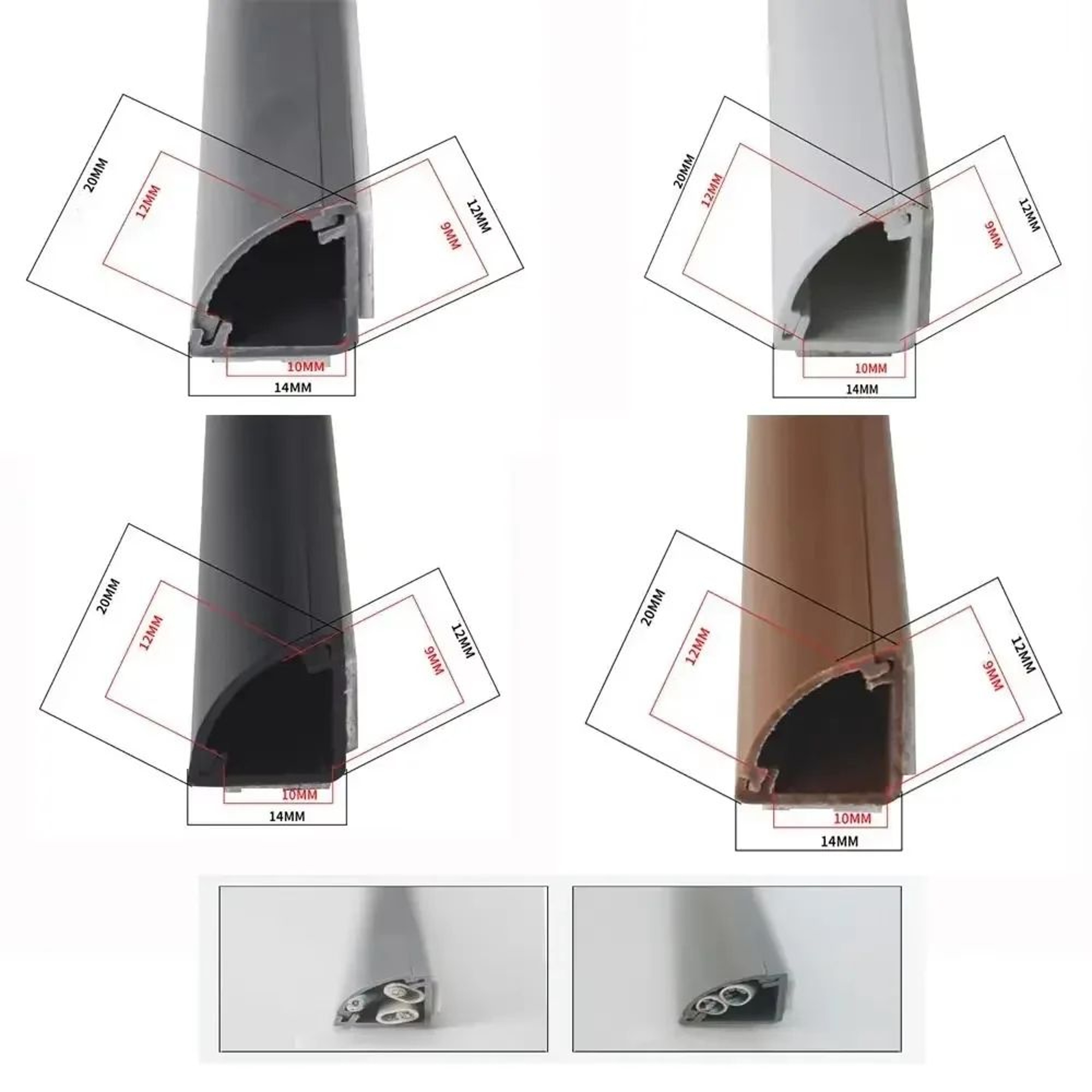 V Type Corner Cable Hider Raceway 3