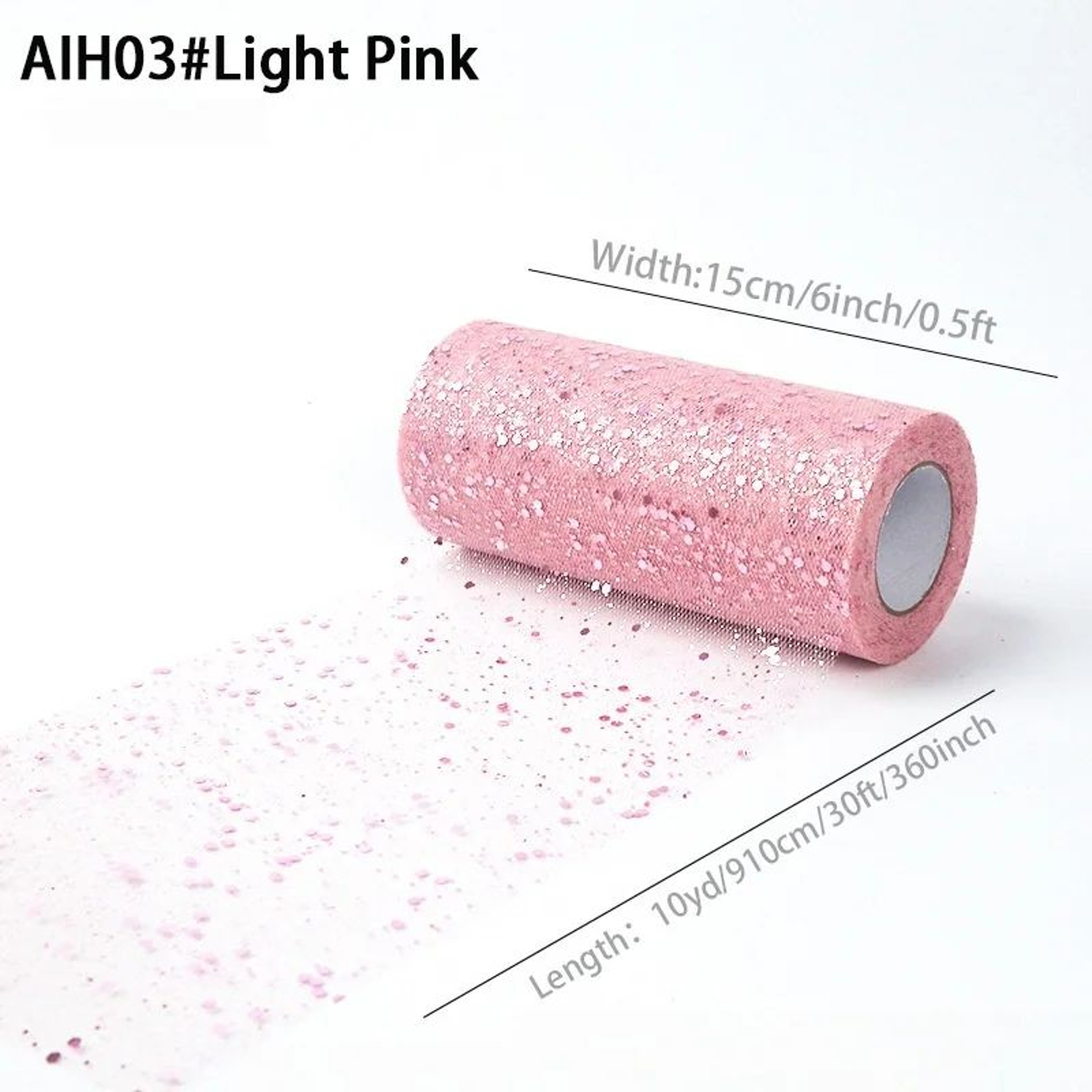 Glitter Sequin Tulle Roll Wedding And Party Craft Fabric 8
